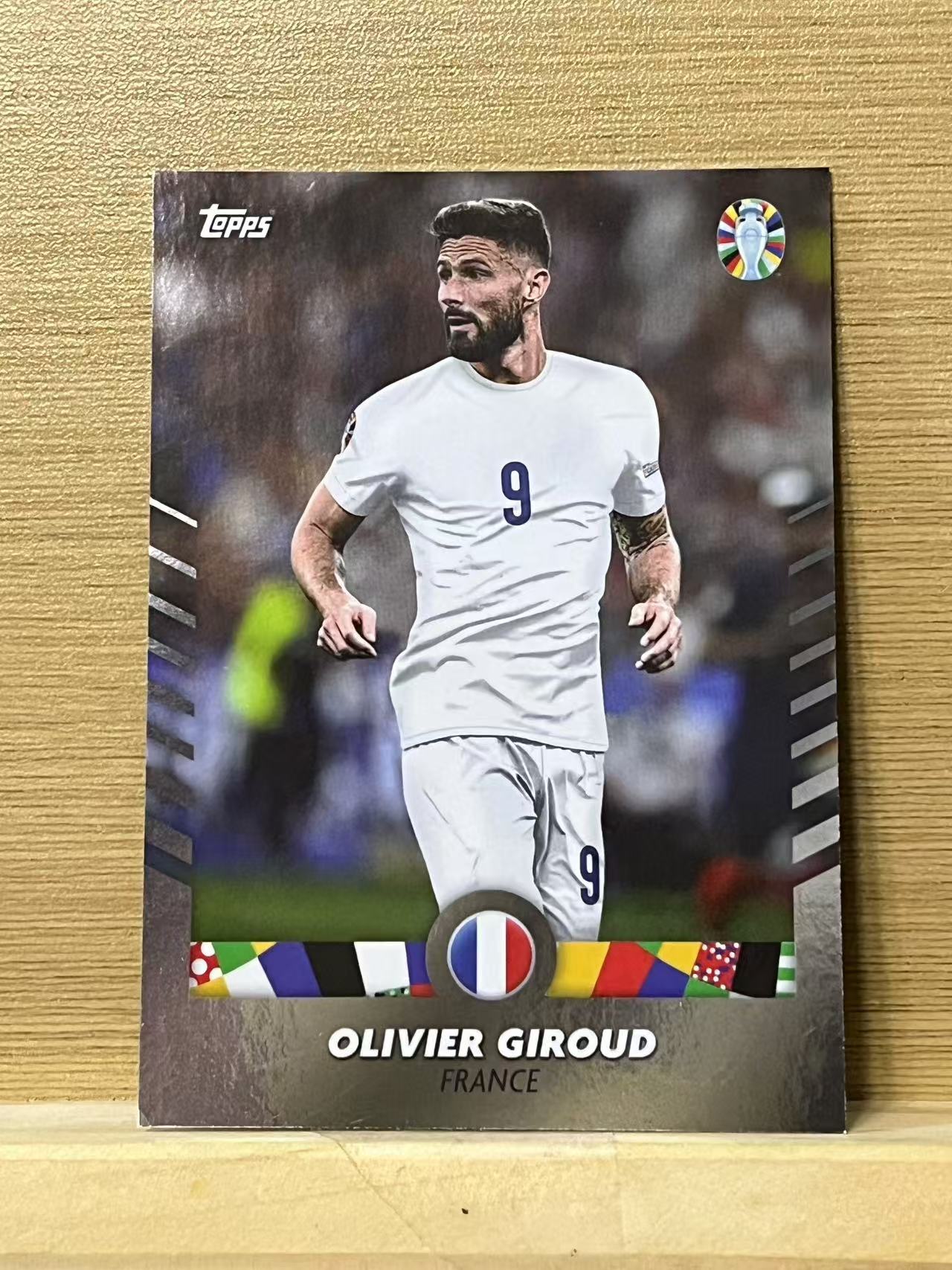 2024 Topps euro Olivier Giroud 吉魯 法國 穆里尼奧 白金盒 歐洲杯 實卡精美 收藏必備 A51