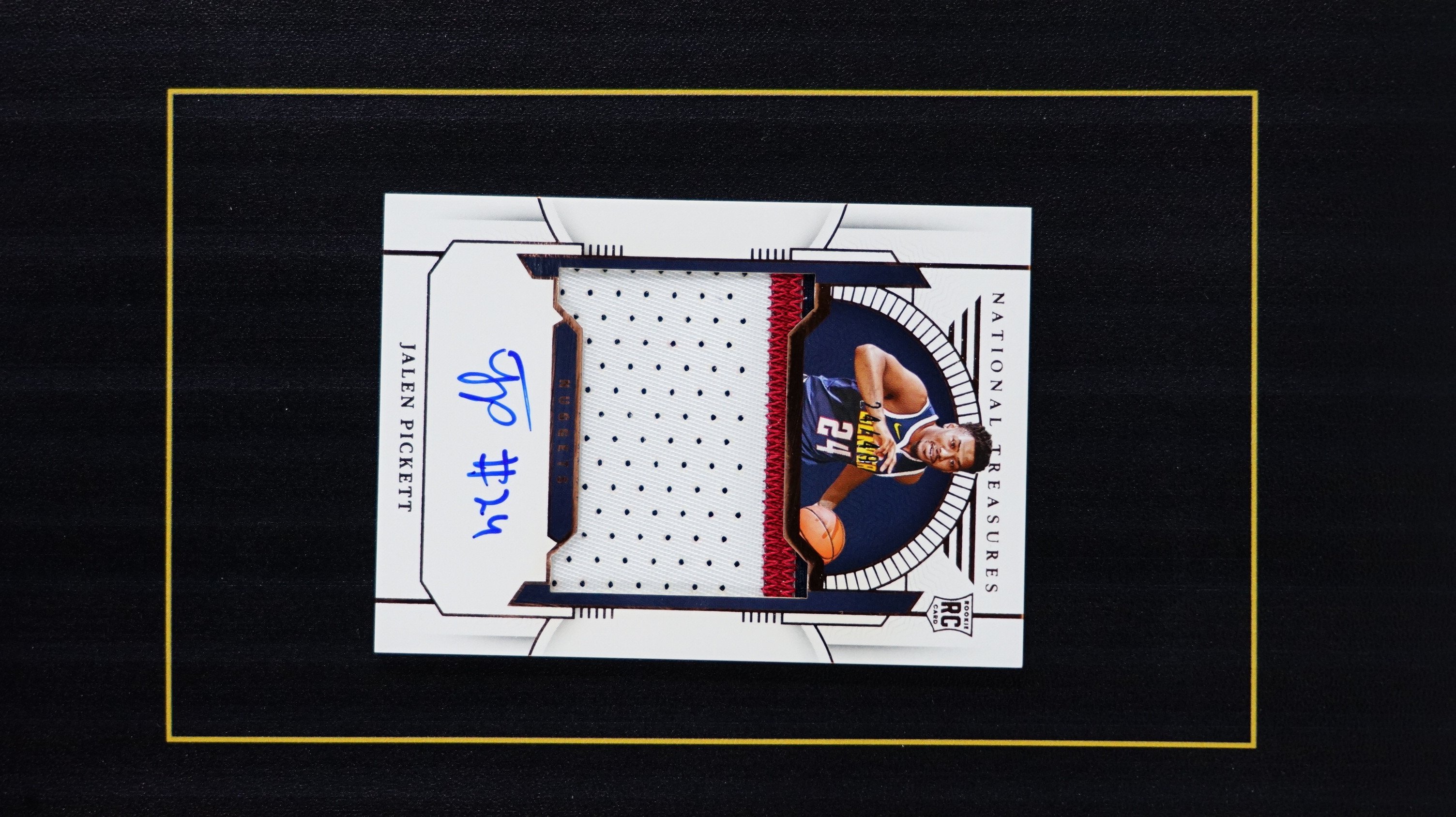 2023-24 Panini National Treasures Jalen Pickett RC 国宝 新秀 掘金 杰伦皮克特 49编 patch 签字 卡签 RPA【DD小胖】5【超新星代卖】C