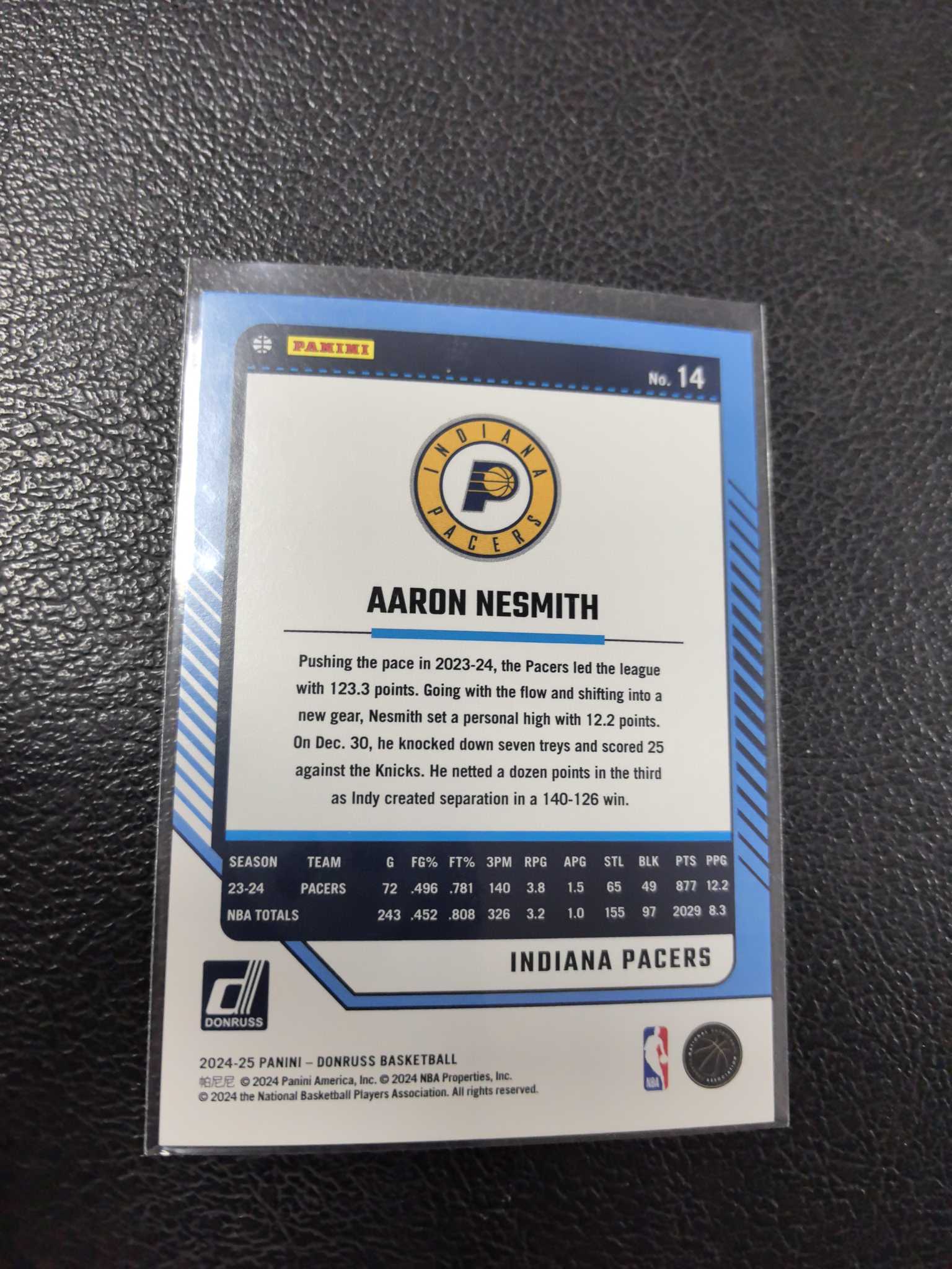 2024-25 西亚卡姆 125编 步行者 猛龙 银折 钻石折 折射 11-5