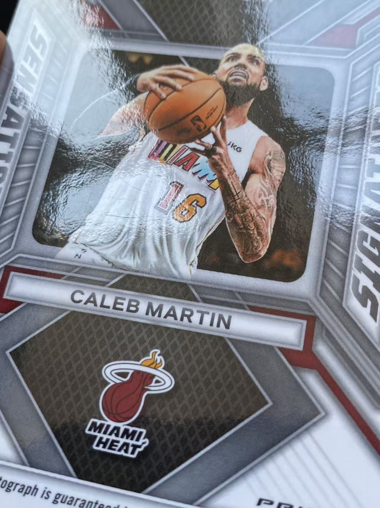 2023-24 Panini Prizm Caleb Martin 热火 凯莱布 马丁 签字 PZ系列【king#16】瑕疵如图