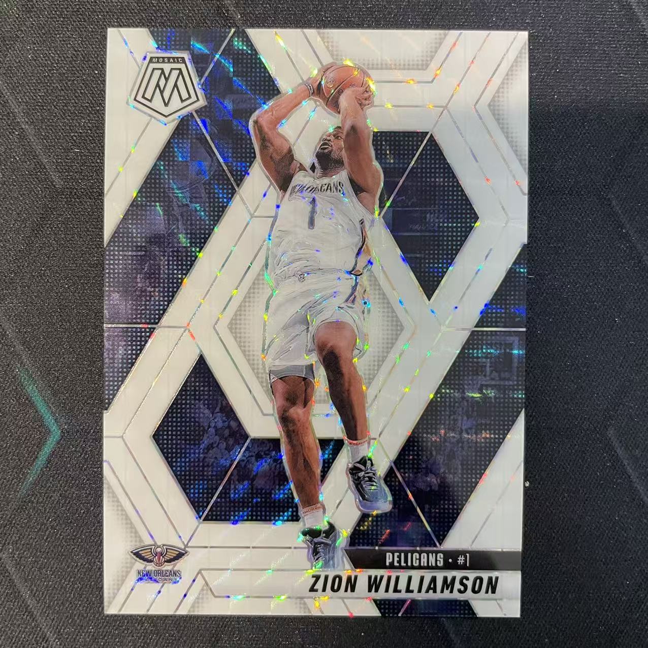 2024-25 Panini Mosaic Zion Williamson 【阿福代卖】锡安 威廉姆斯 胖虎 鹈鹕 马赛克折 25编 收藏必备(行行行A)
