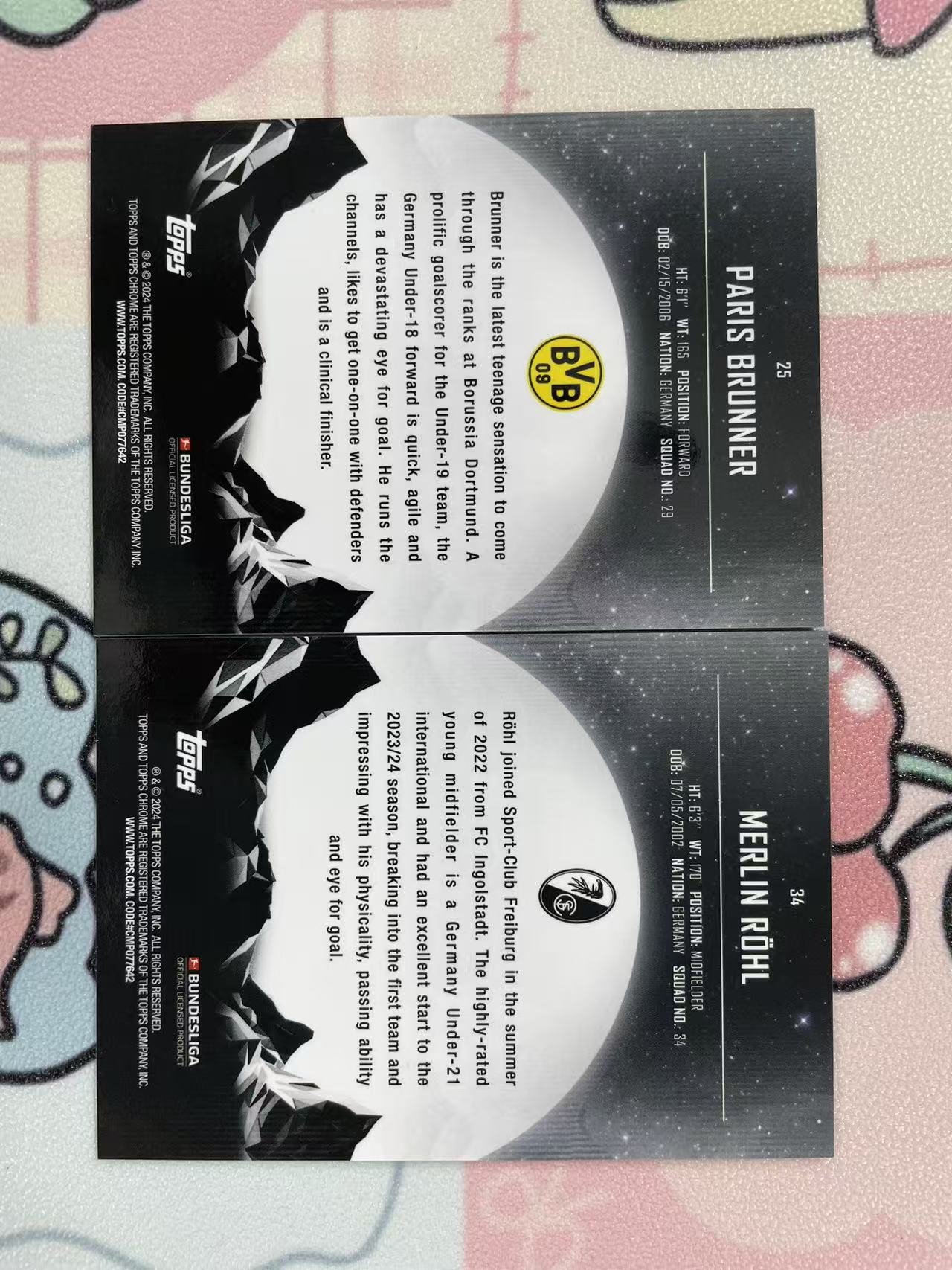 2024 Topps Midnight 德甲午夜 RC 多特蒙德 Midnight特卡 lot 打包 不保卡品【猴哥】