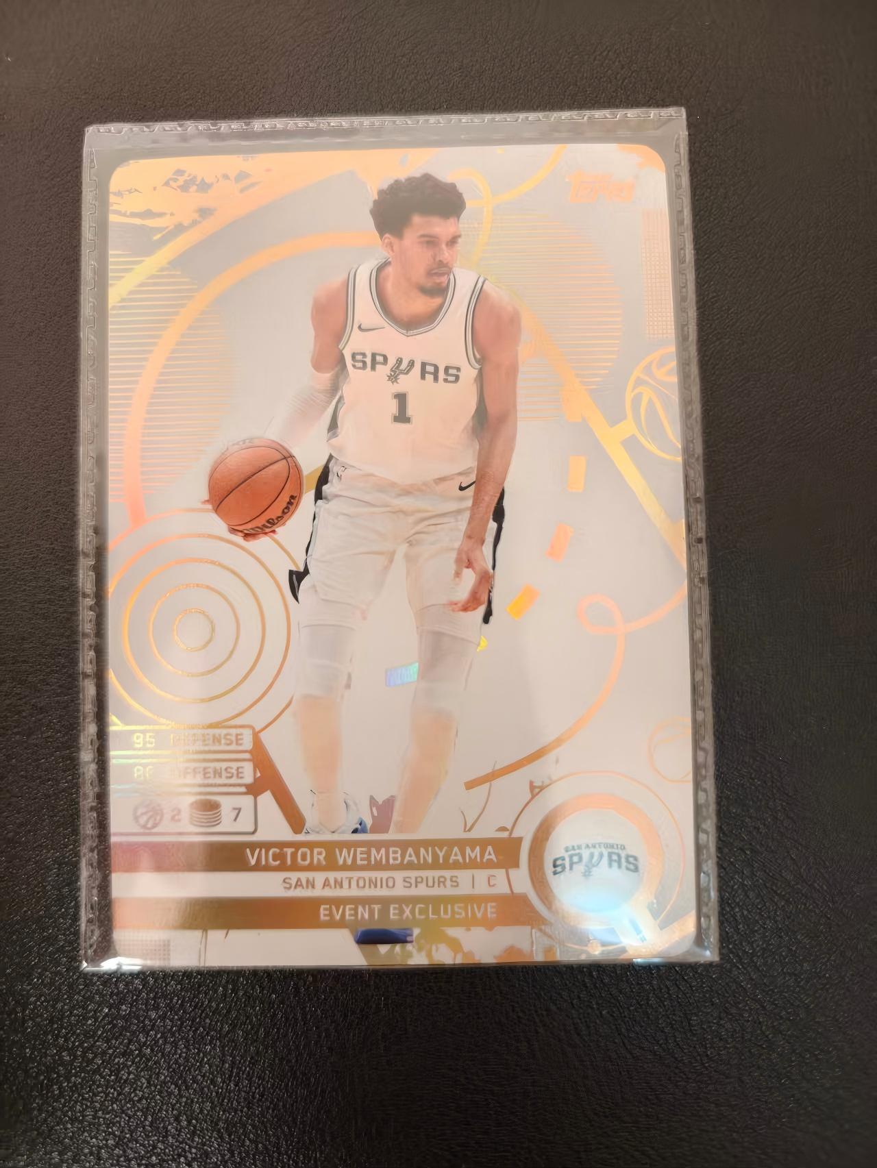2025 Topps Topps Victor Wembanyama 2025 Topps 首发 圣安东尼奥马刺 文班亚马 卡品如图 收藏必备
