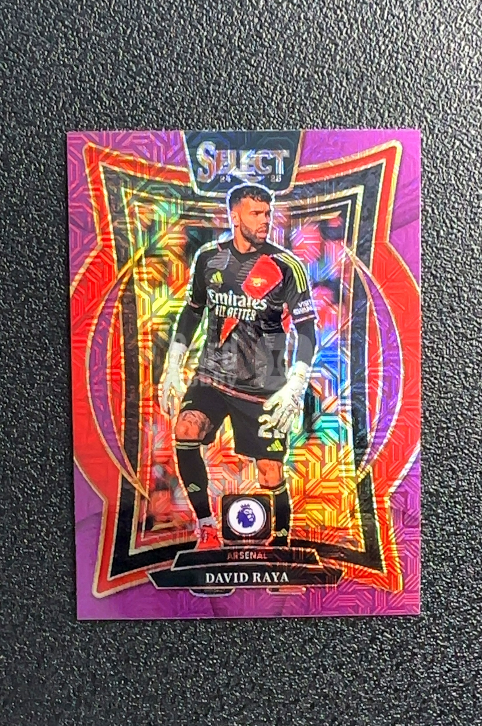【岛屿拍卖】2024 Panini SELECT PRIZM David Raya 大卫·拉亚 紫Mojo折 折射 卡品如图 高价值 #34 Arsenal 阿森纳 0023#359