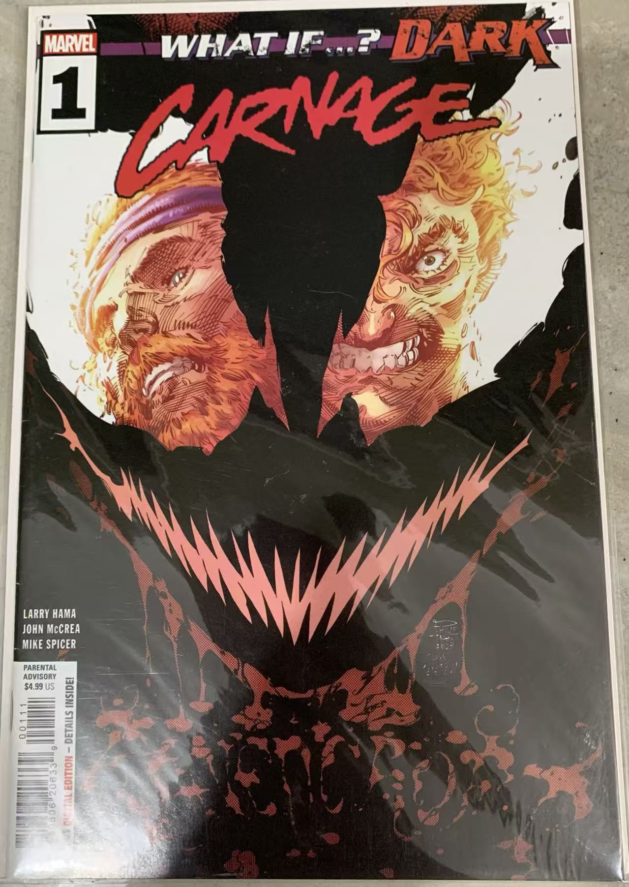 【瞳瞳代卖】2024 漫威Marvel 美漫漫画 假如......?黑暗:屠杀 首刊 主封面 1刷 00111 品相如图(关键词:限定,古早,全图,签名刊)AF31