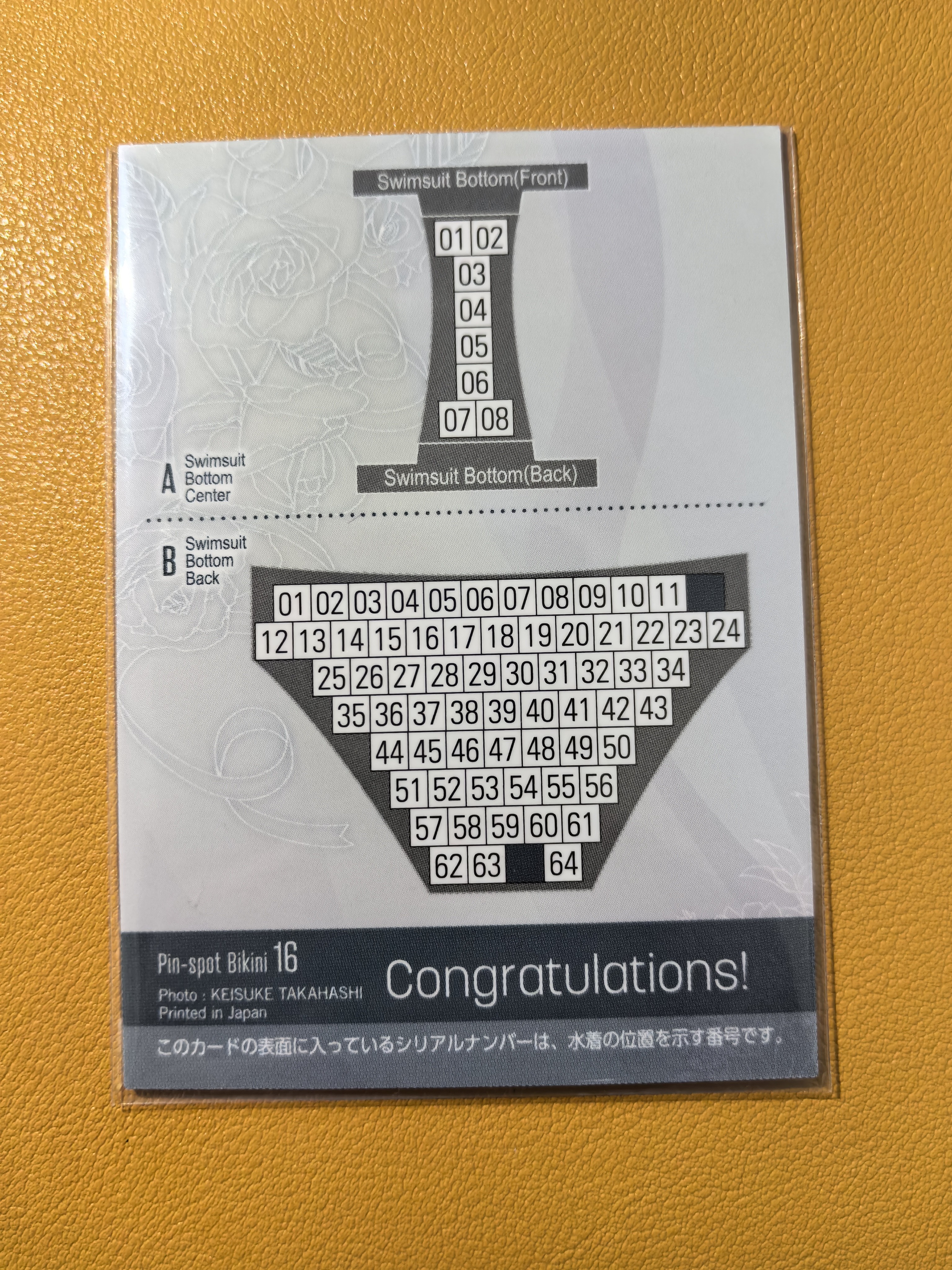HIT'S偶像艺人【日本代购】松本日向 64编物料卡 实卡超好看绝版稀有美女车模妹卡