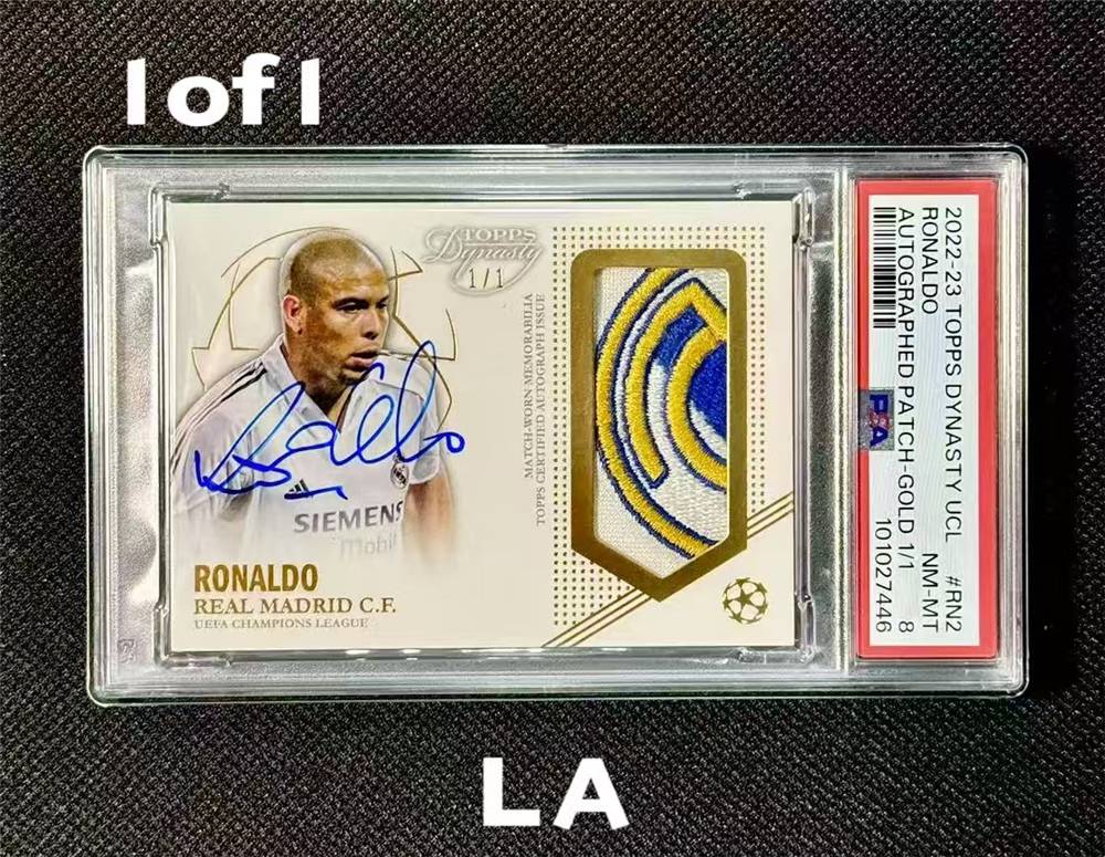 【LA拍卖精品】2022-23 Topps Dynasty UEFA Ronaldo 欧冠王朝 元年 高端 罗纳尔多 大罗 外星人 皇马 巴西 ...