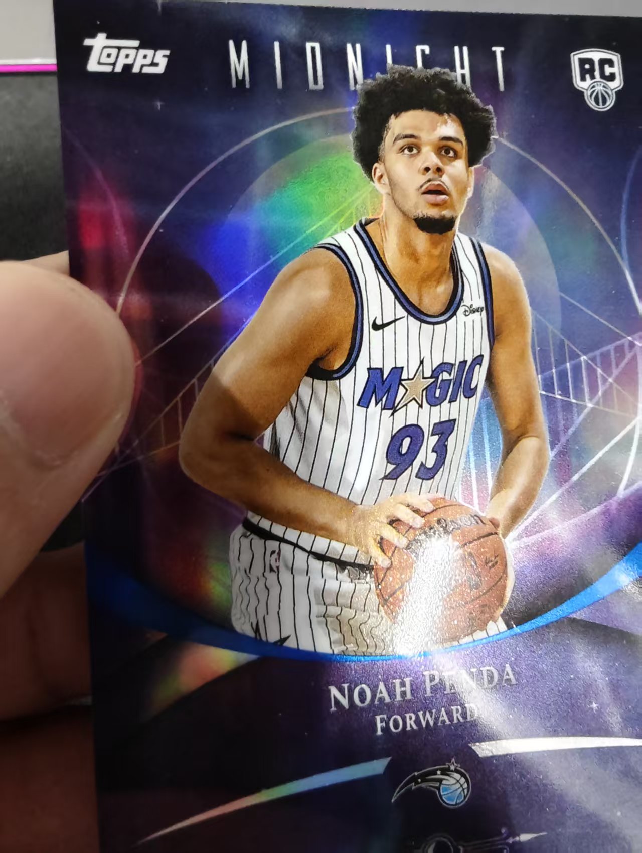 2025-26 Topps Mionight Noah Penda 魔术 新秀 诺阿 彭达 折射 瑕疵如图