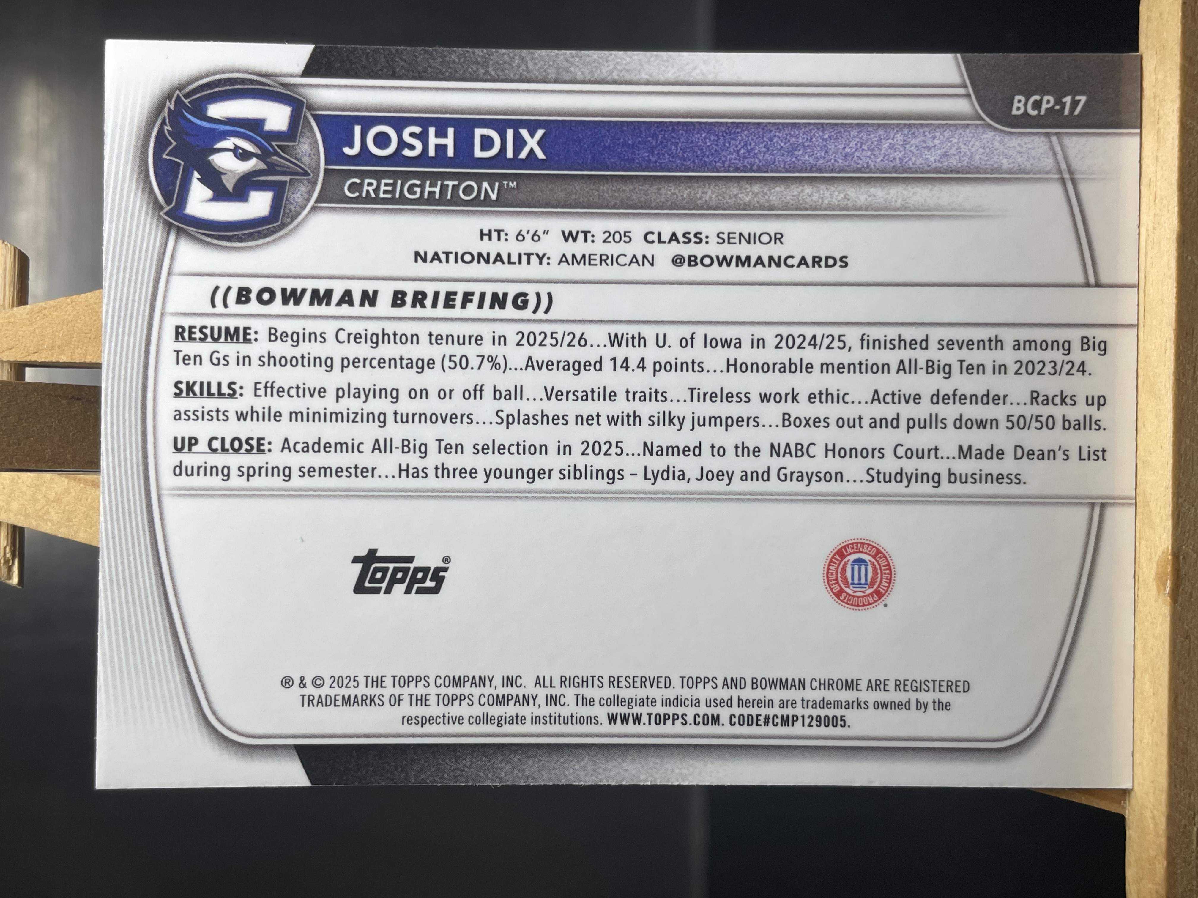 (A7) 2025 TOPPS 折射 限量*/150 编 乔什 迪克斯 近期大热球星 收藏凑套必备 卡品如图!!!