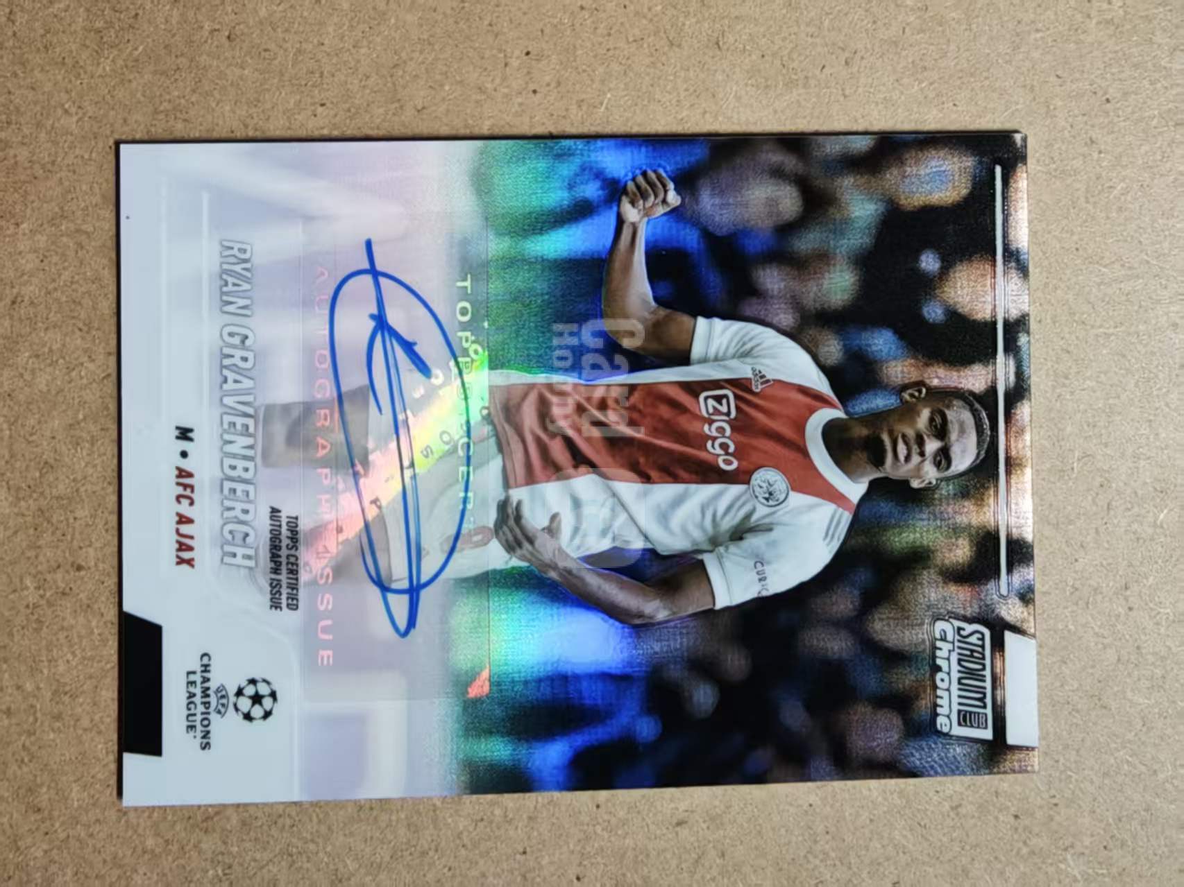 2022 Topps Stadium Club Chrome Ryan Gravenberch #CA-RG 格拉文贝赫