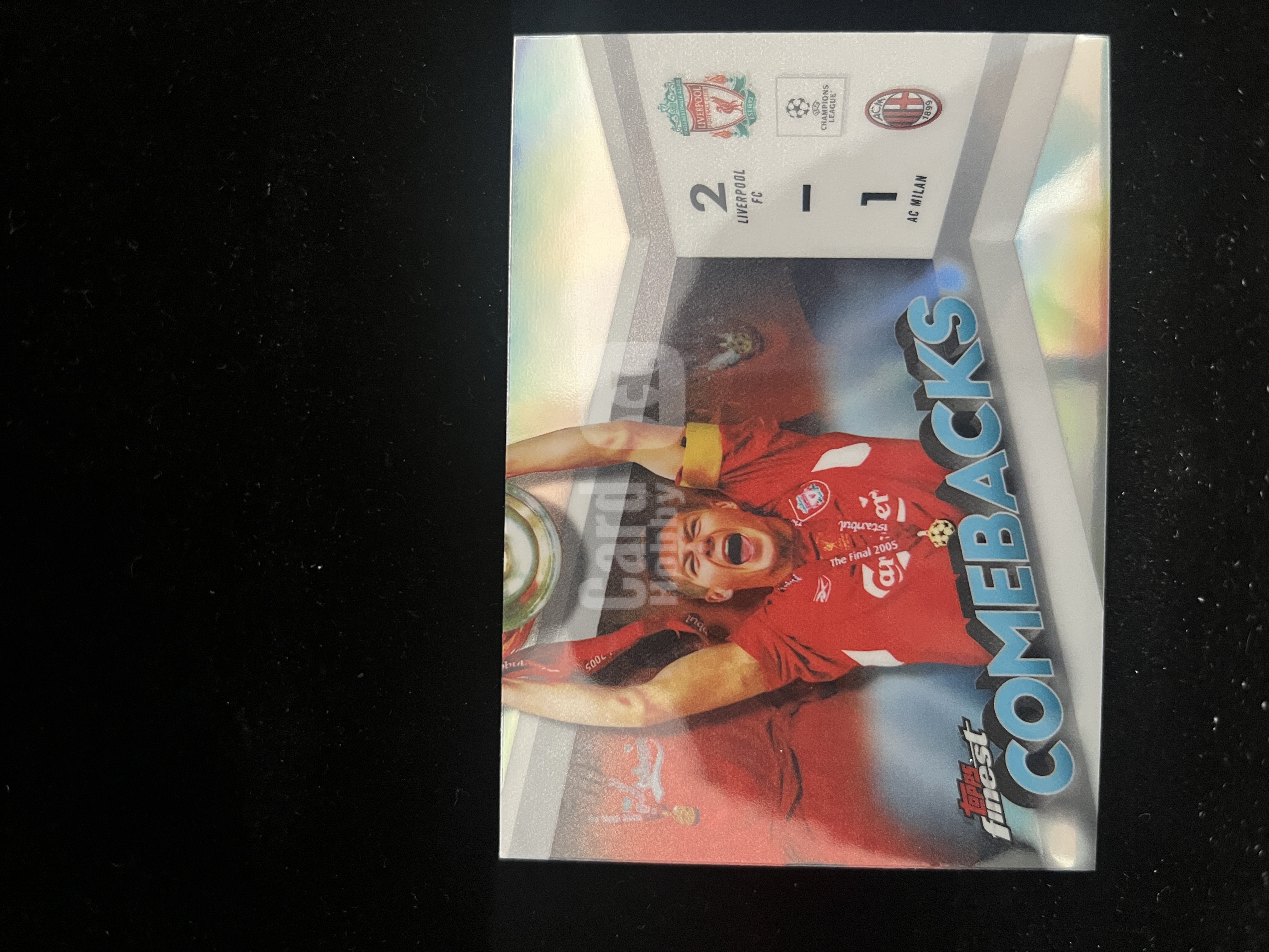 免费代拍 2023 Finest精品 欧冠 杰拉德 Steven Gerrard 折射 卡品如图#I693