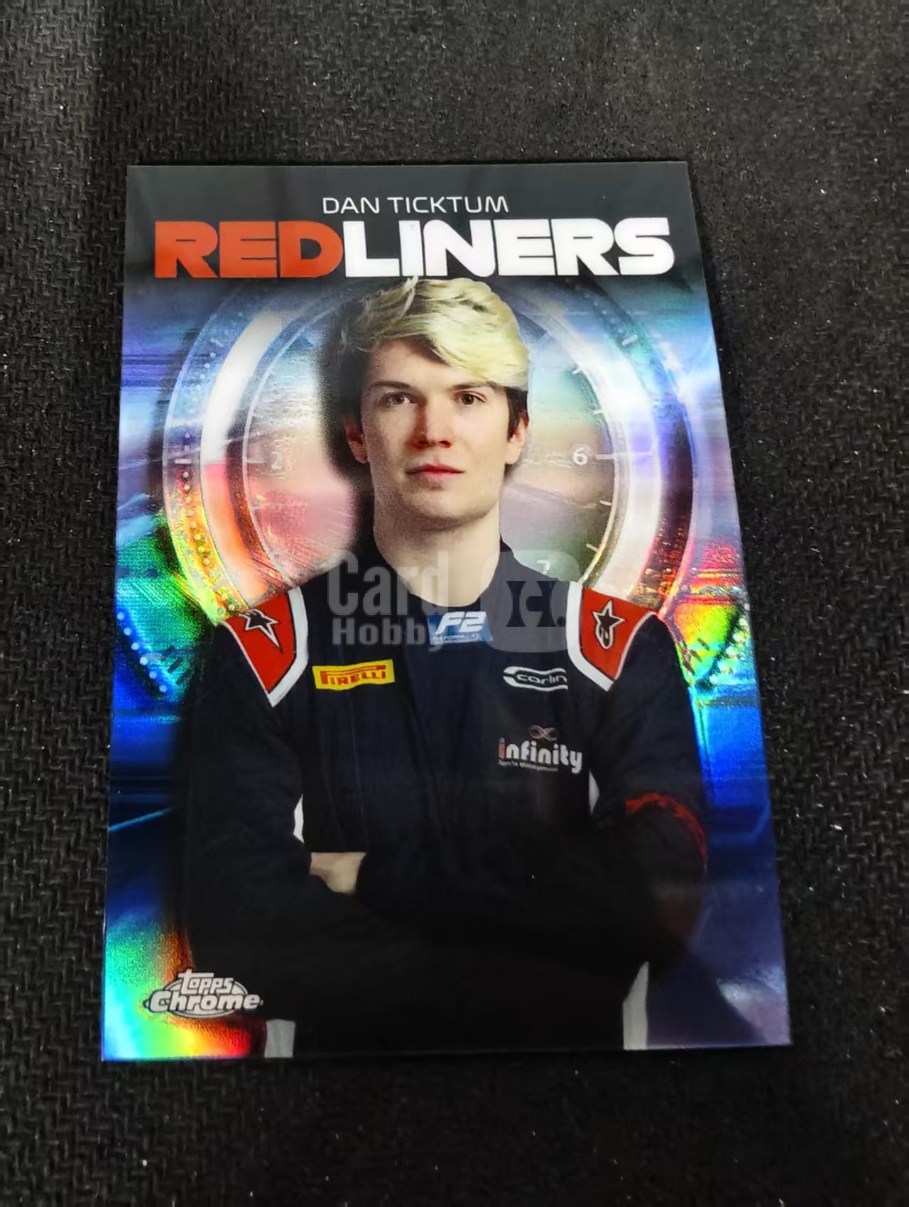 2021 Topps Chrome Dan Ticktum F1 银折 red liners 特卡 蒂克图姆 划痕 边角瑕疵 #12