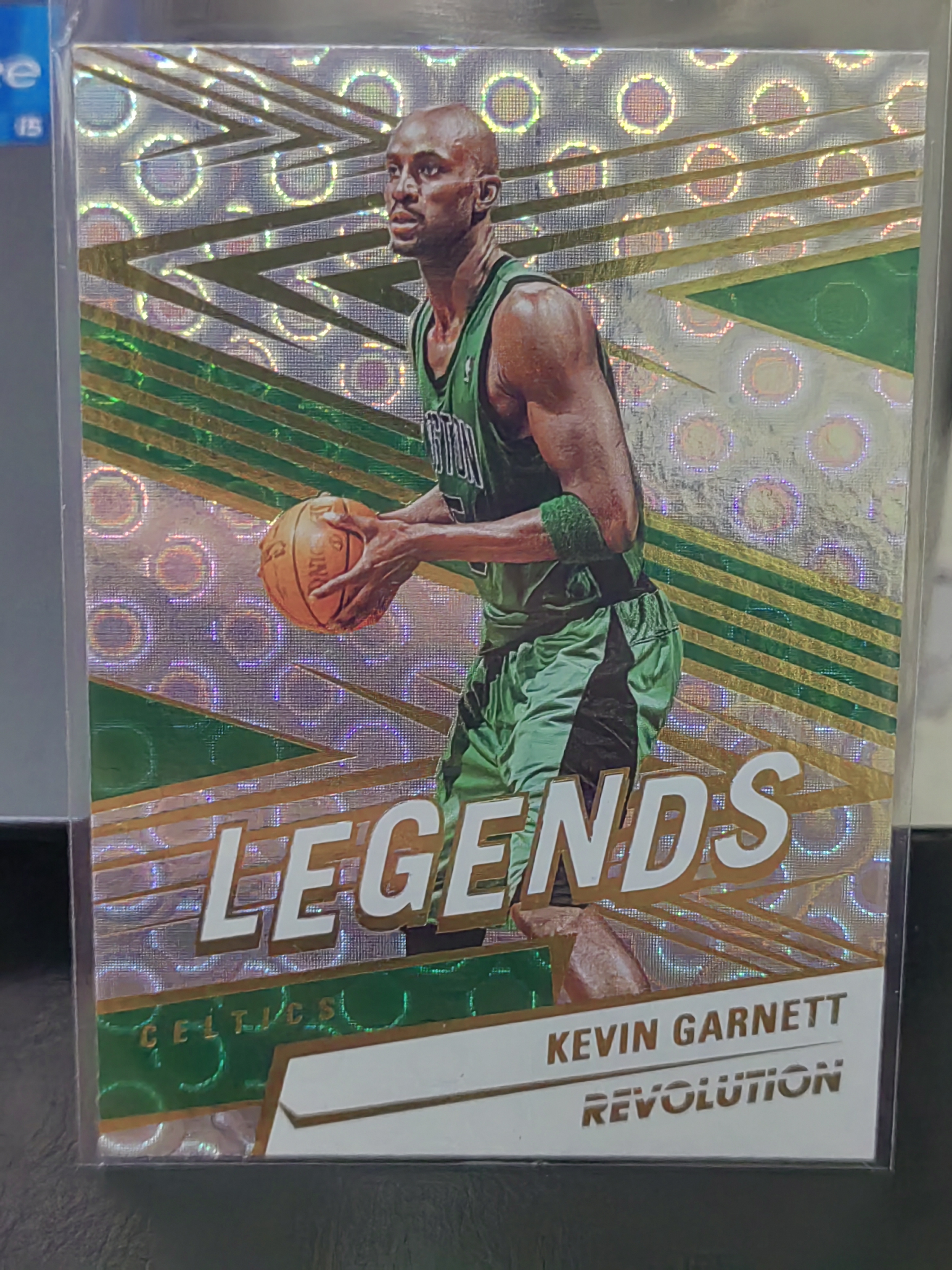 2024-25 Panini Revolution Kevin Garnett 革命 圈圈折 传奇 凯文加内特 凯尔特人 篮 白边白角 不保卡品 卡品如图