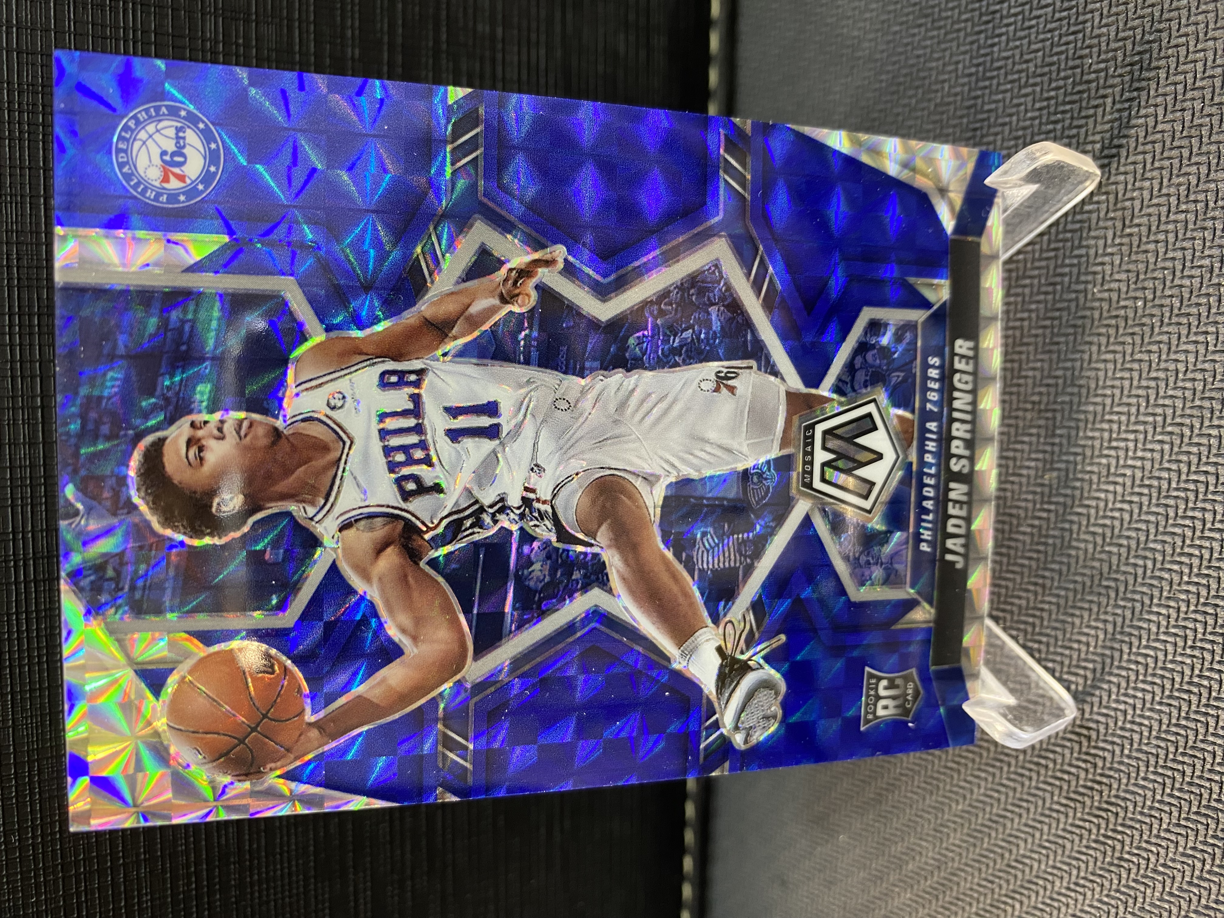 2021-22 Panini Mosaic Jaden Springer RC 马赛克 新秀 杰登 斯普林格 蓝马赛克折 99编 收藏必备 卡品如图 -Zle-【乌苏拍卖】