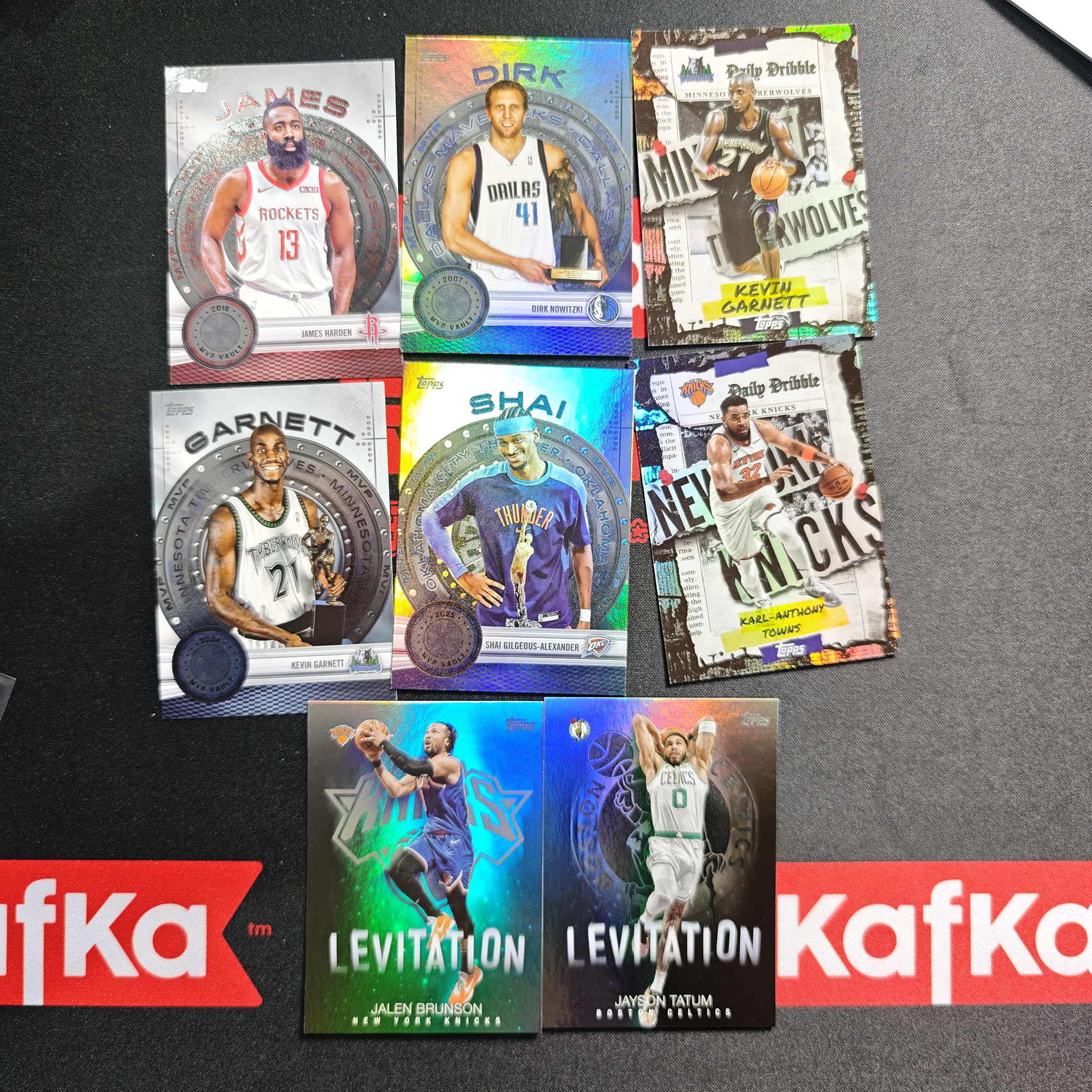 2025 topps flagship 哈登 诺维斯基 亚历山大 加内特 爱德华兹 塔图姆 等 特卡 折射 打包出售Lot 【立钭