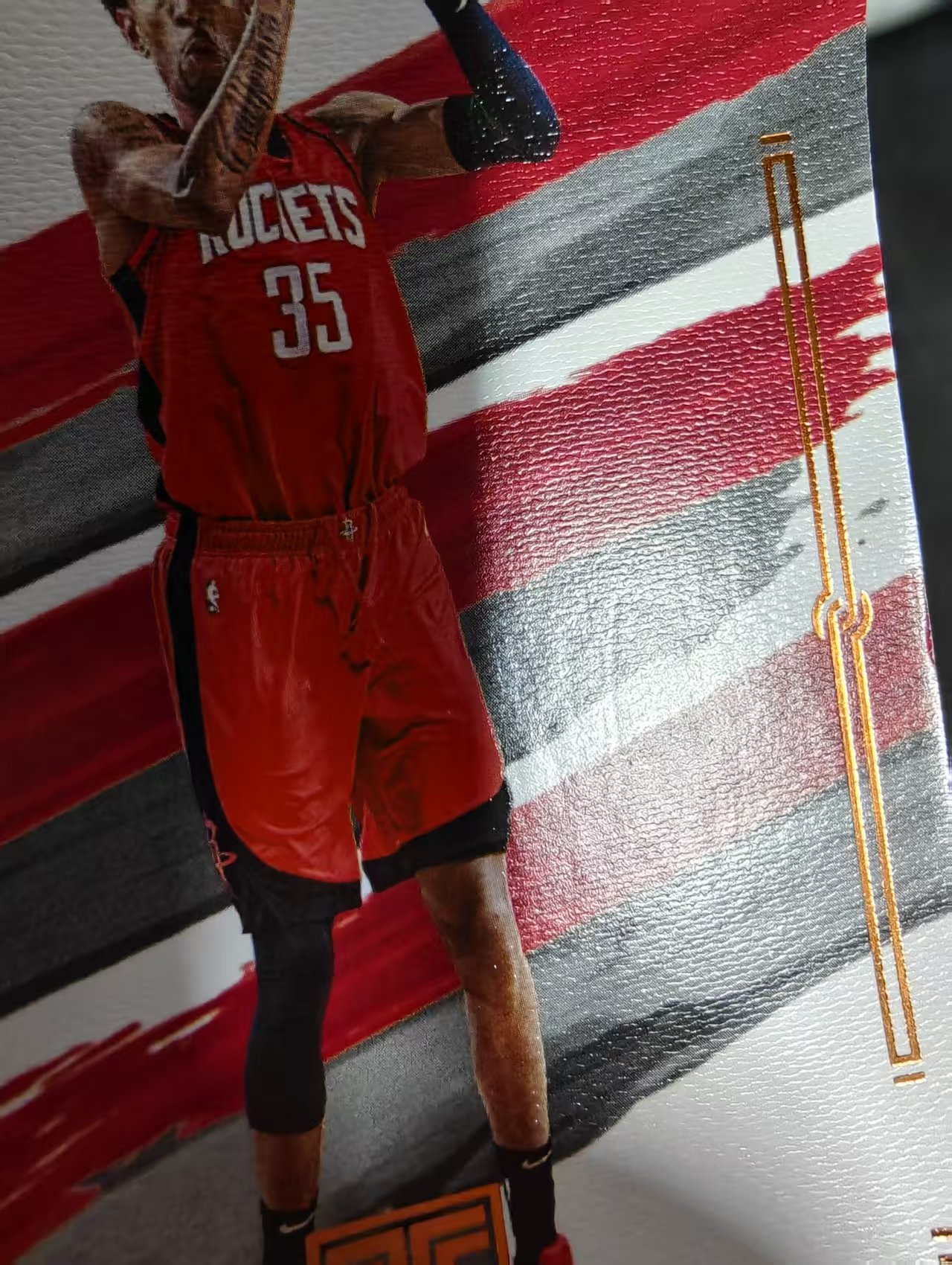 【汽水拍卖】2020-21 Panini Impeccable Christian Wood 小真金 火箭队 伍德 99编 瑕疵如图