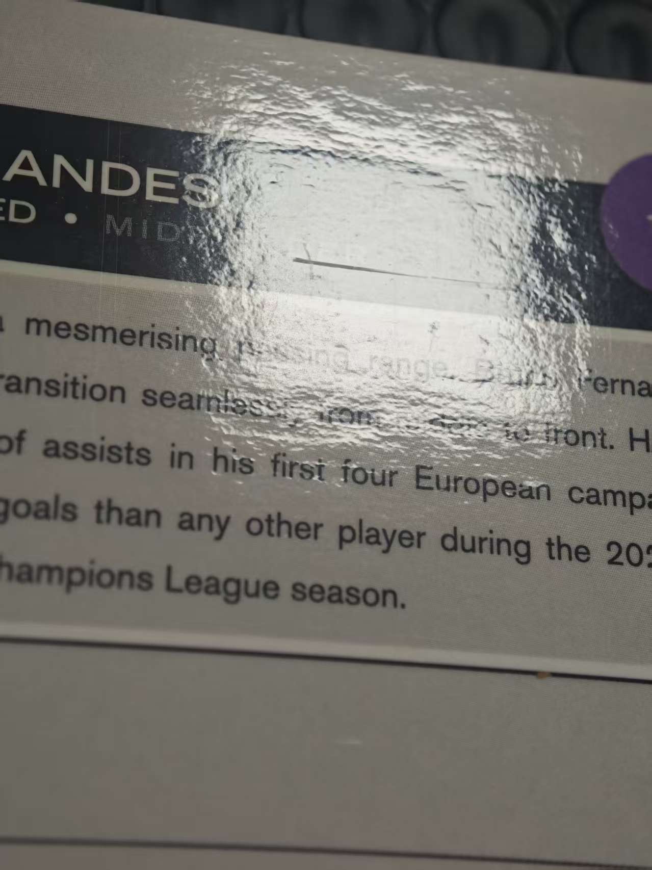 2025 Topps Chrome Bruno Fernandes 欧冠TC 曼联 葡萄牙 布鲁诺 费尔南德斯 B费 044/199编 青熔岩折 折射 微瑕 卡品如图【原地起飞卡社】MVP11.11