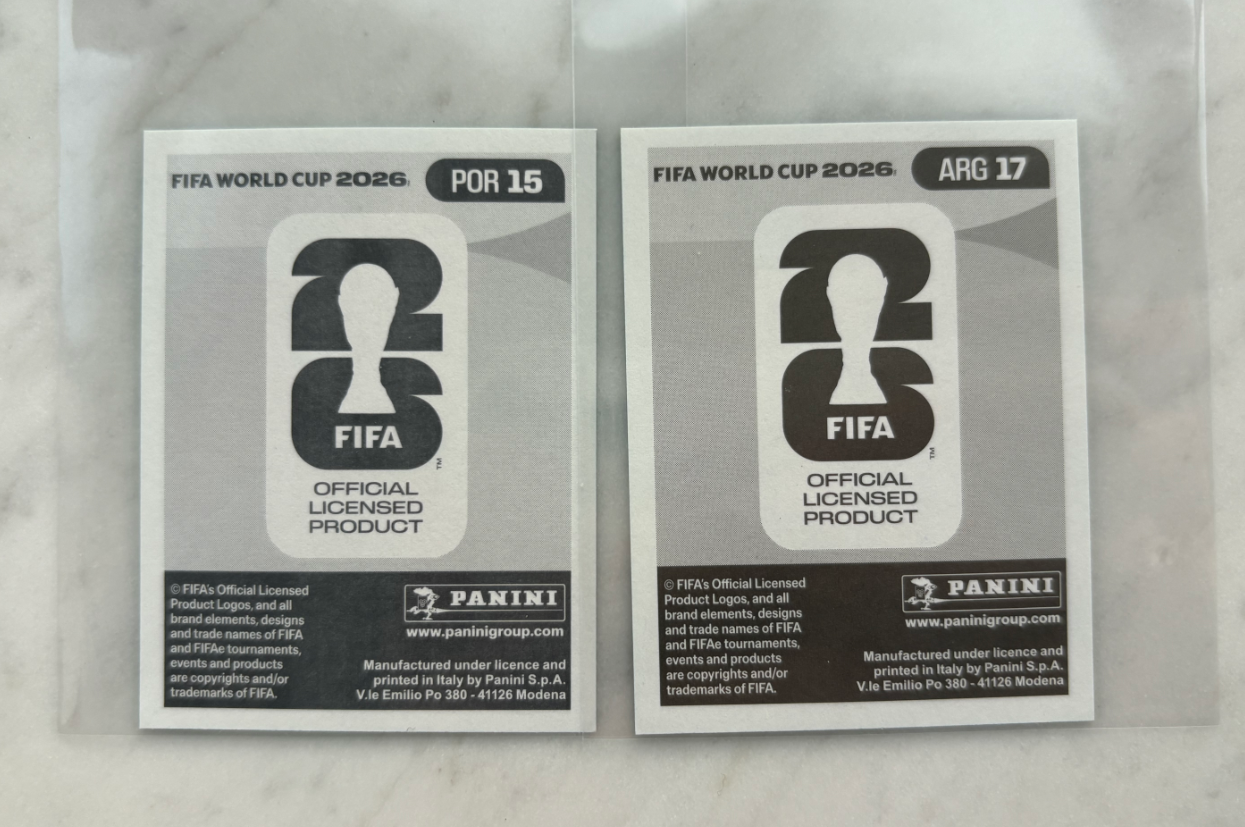 2026 Panini World Cup Cristiano Ronaldo C罗 梅西 世界杯贴纸 绝代双骄 收藏必备 世界杯起飞