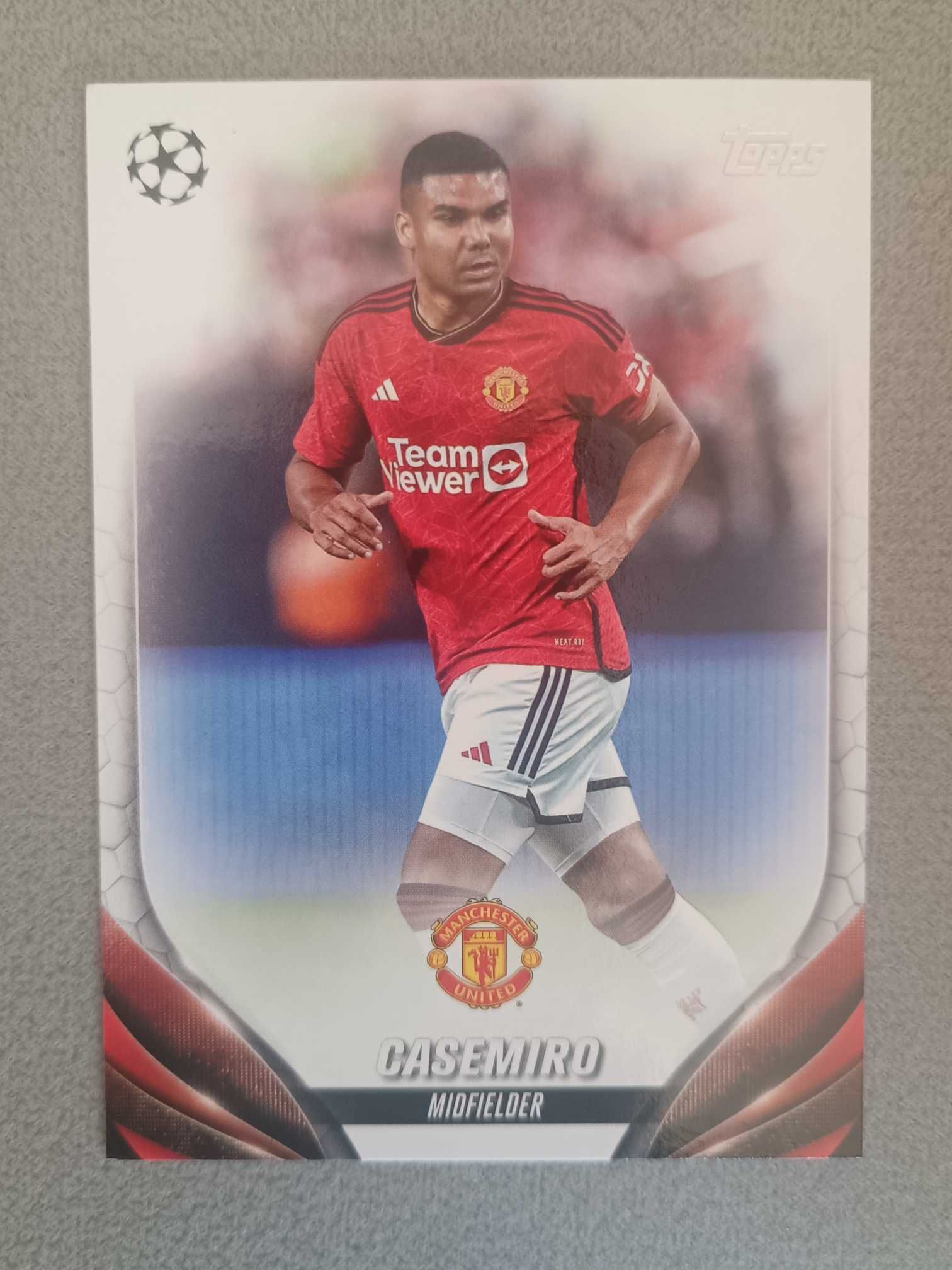 2024 Topps UEFA Champions League Casemiro 【免费接代拍】UCC 纸卡 曼联中场 卡塞米罗 巴西 皇马 中场指挥官，队迷人迷 收藏凑套