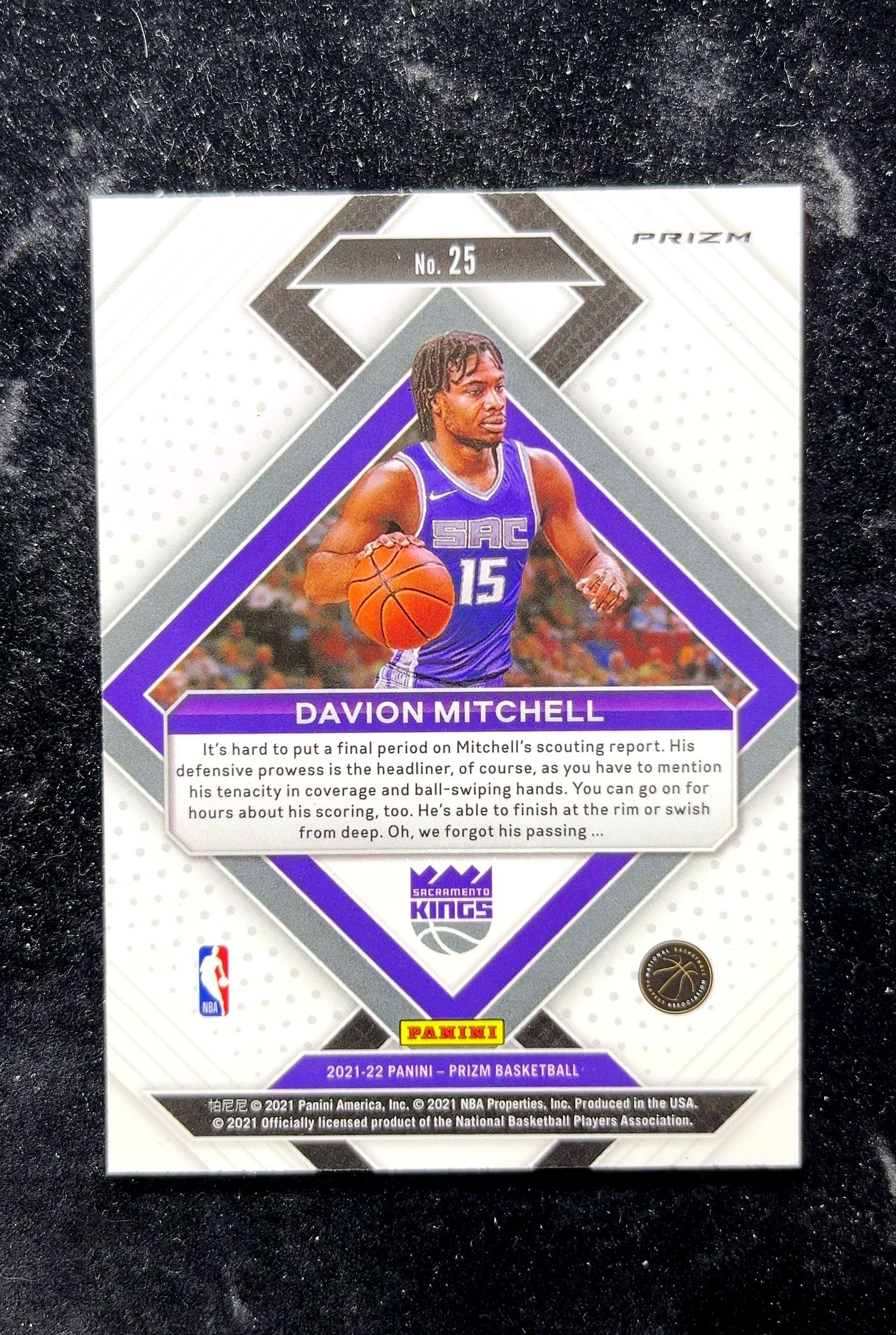 【小白1%代卖】2021 Panini Prizm Emergent 新兴 Davion Mitchell 达维恩·米切尔 绿折 折射 新秀 RC 卡品如图 高价值 #25 0702