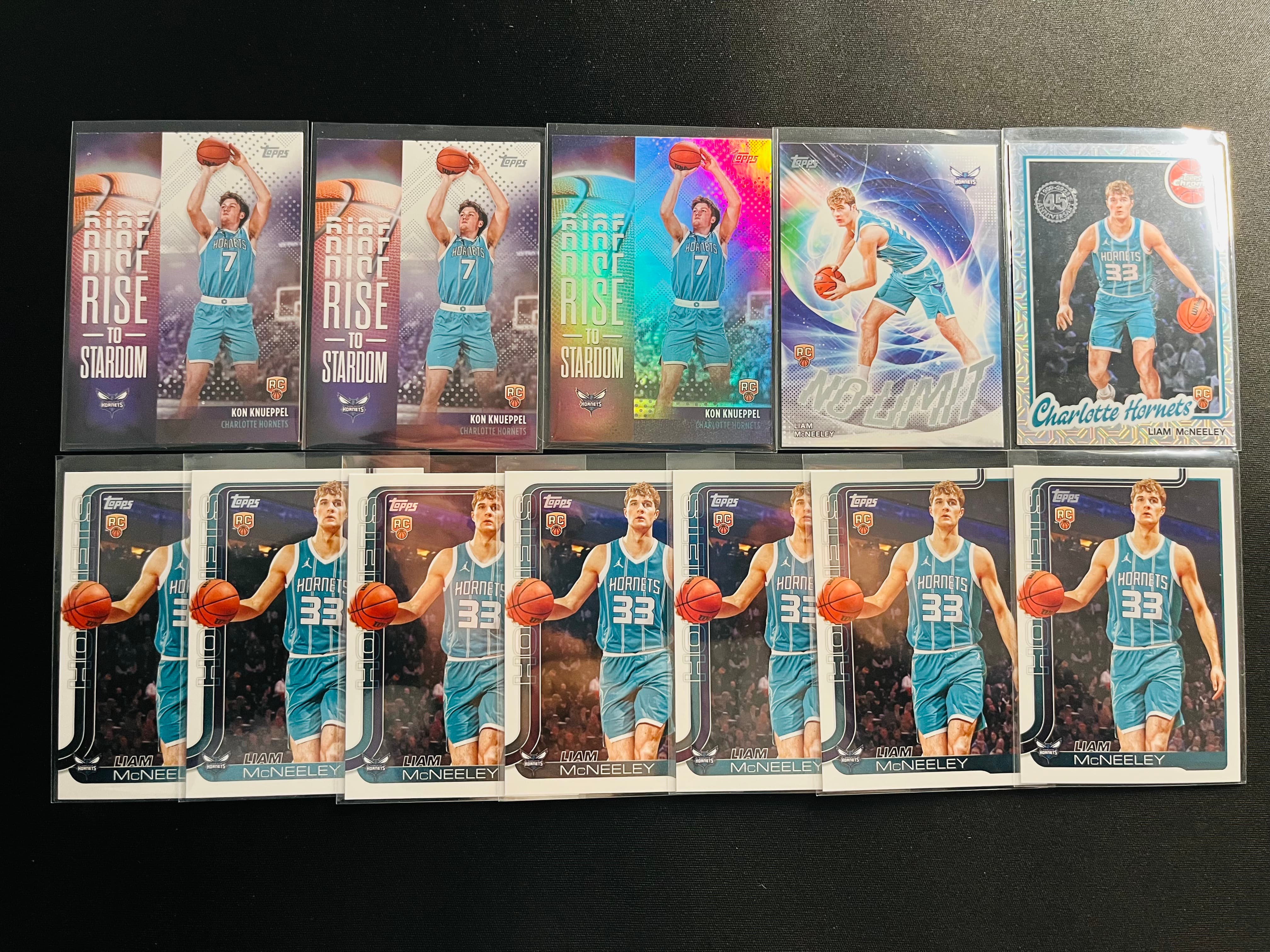 【古都代卖0手续费高额预付】2025-26 Topps 黄蜂 麦克尼利 克努佩尔 克尼普尔 新秀 base 特卡 银折 一图打包 选图帅气 实卡好看 凑套收藏必备——句号