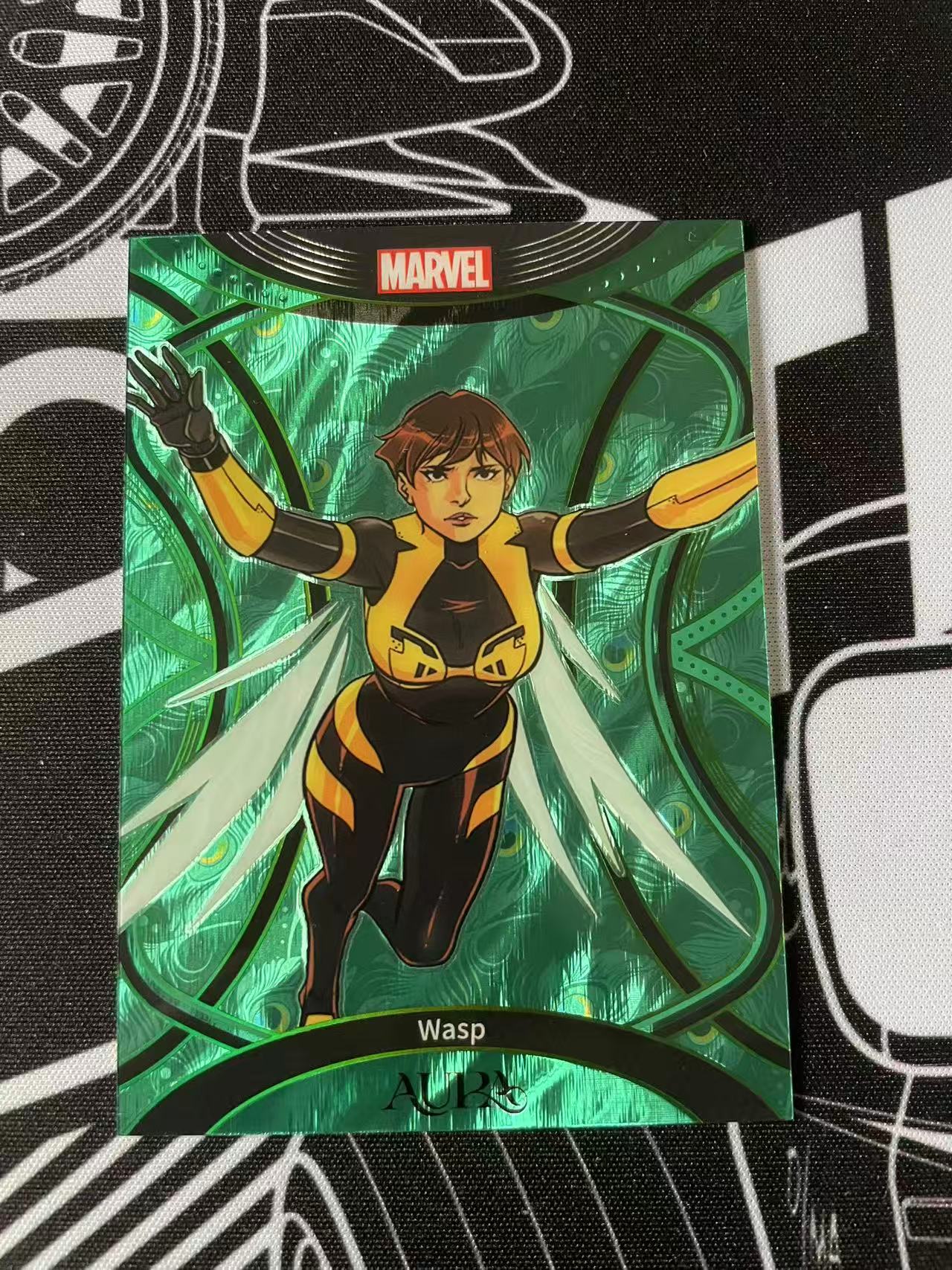 2025 Kakawow AURA Marvel WASP 卡卡沃 AURA 漫威 系列 黄蜂女 12/25编 印象绿孔雀折 蚁人 女友 漫威经典人物 卡品如图 收藏必备