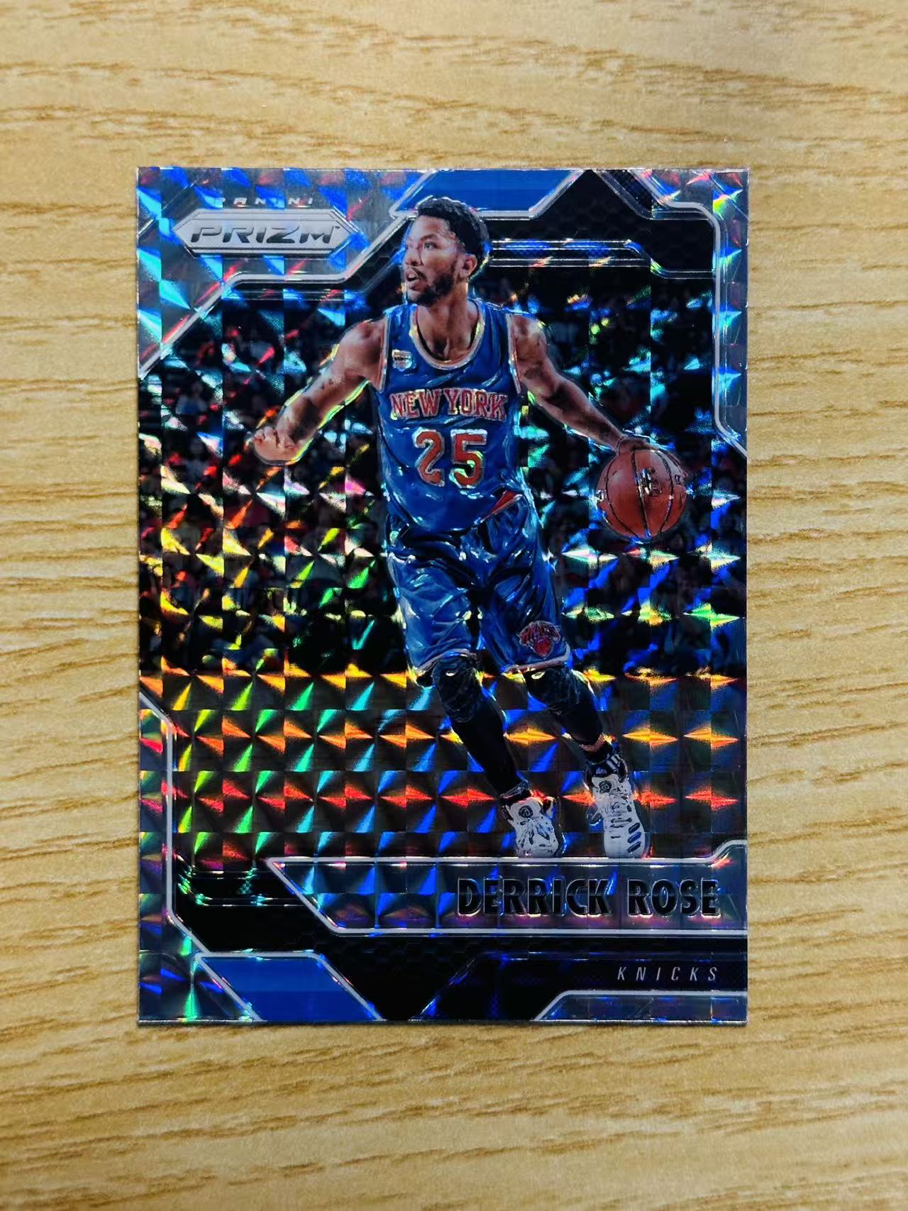 2016-17 Panini Prizm Derrick Rose 嘿嘿代卖 德里克 罗斯 风城玫瑰 马赛克折 尼克斯 收藏必备