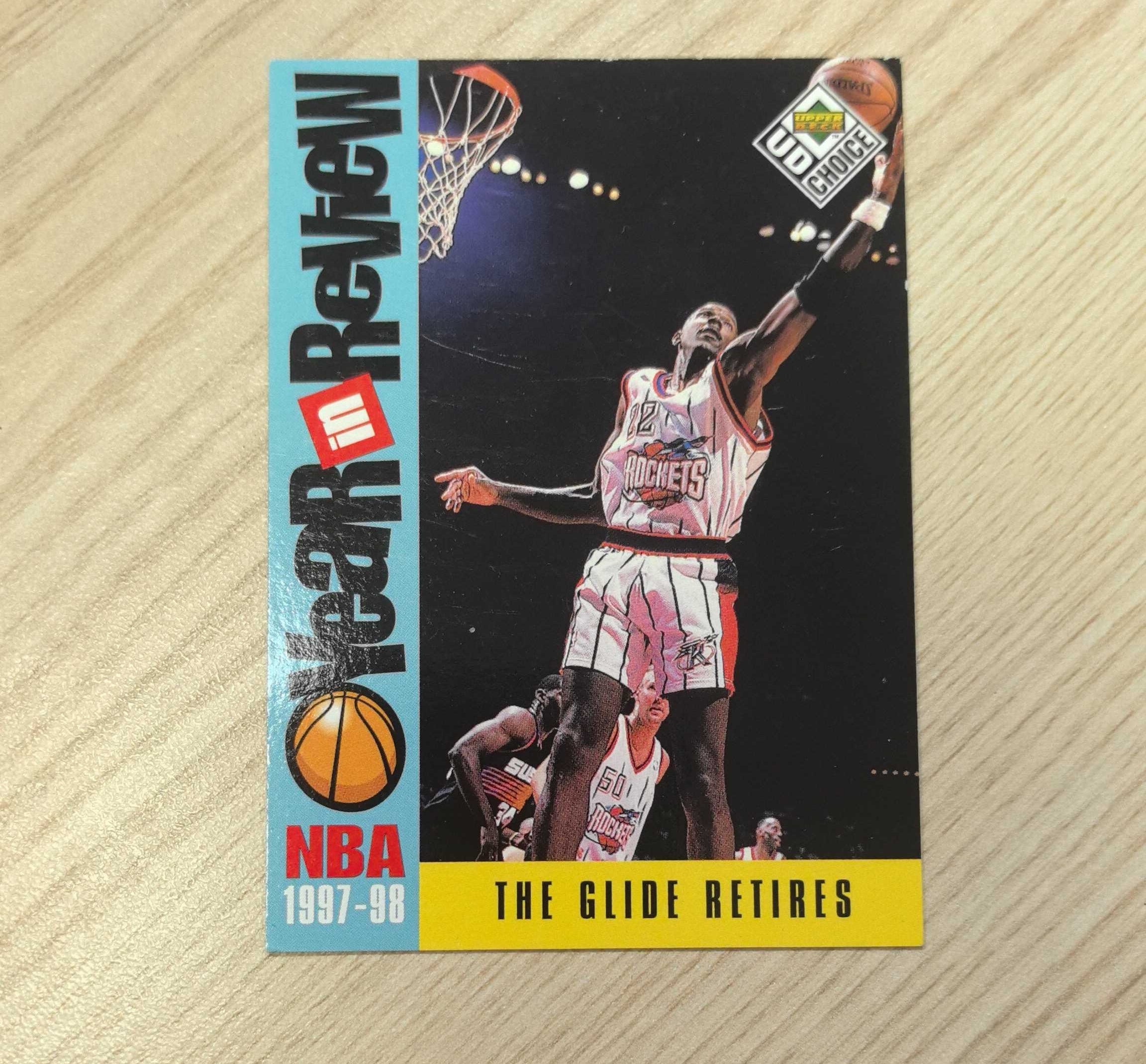 1997-98 Upper Deck Base Clyde Drexler 德雷克斯勒 滑翔机 50大 75大 名人堂 1届总冠军 1届一阵 10届全明星 帮助火箭拿下总冠军 开拓者名宿 硬通货