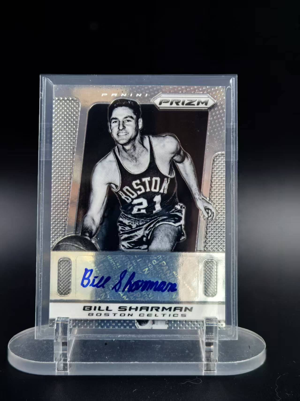 2013-14 Panini Prizm Bill Sharman #91 比尔 沙尔曼 波士顿传奇 签字