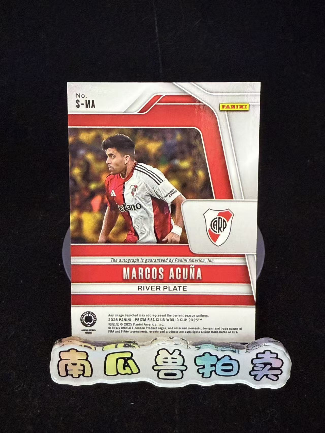 2025 Panini Prizm Marcos Acuna 世俱杯PZ 河床 马科斯 阿库尼亚 签字 签名 2 不保卡品 南瓜兽瓜哥11.20