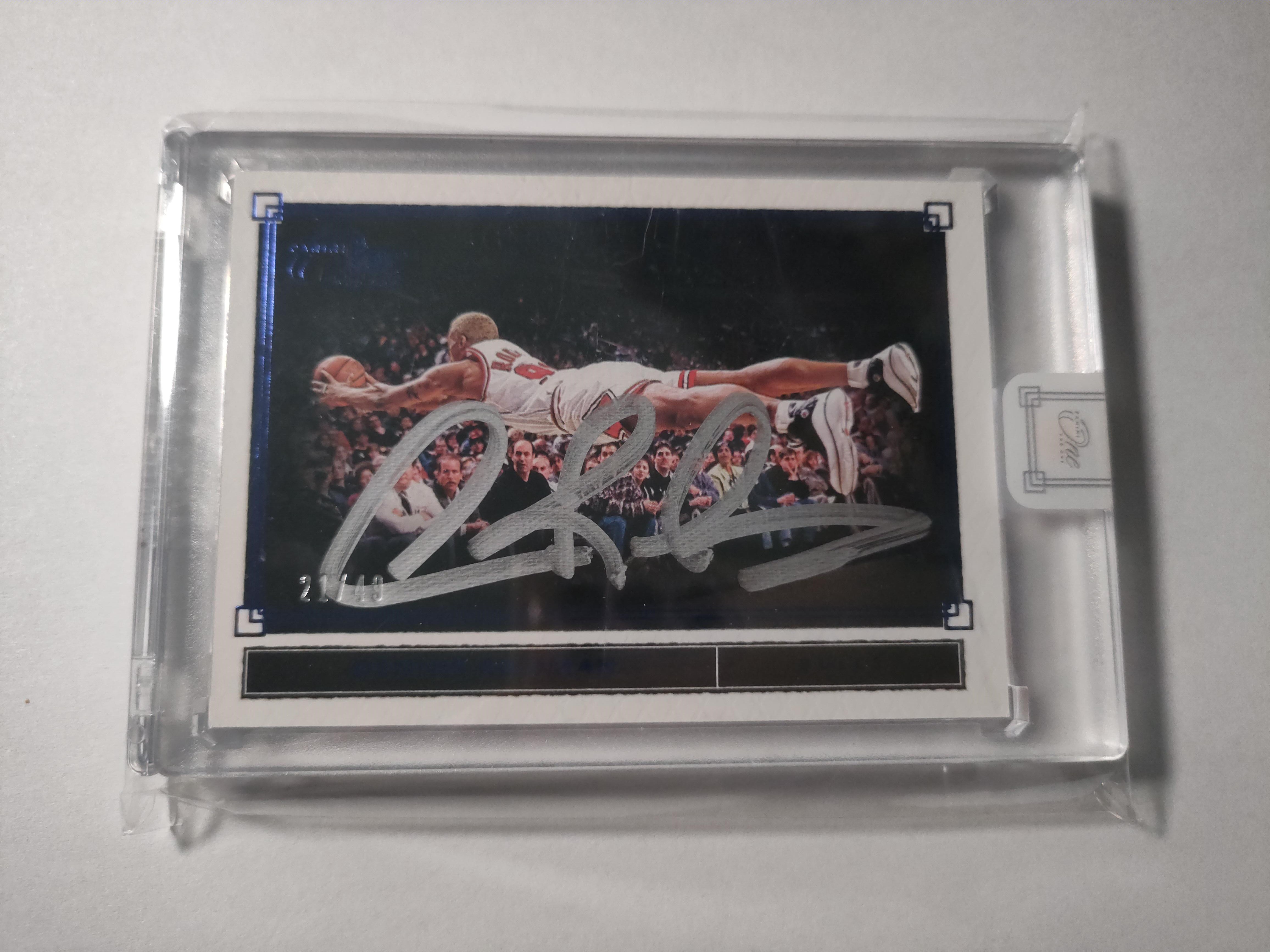 2019 20 panini one and one timeless moments dennis rodman 
