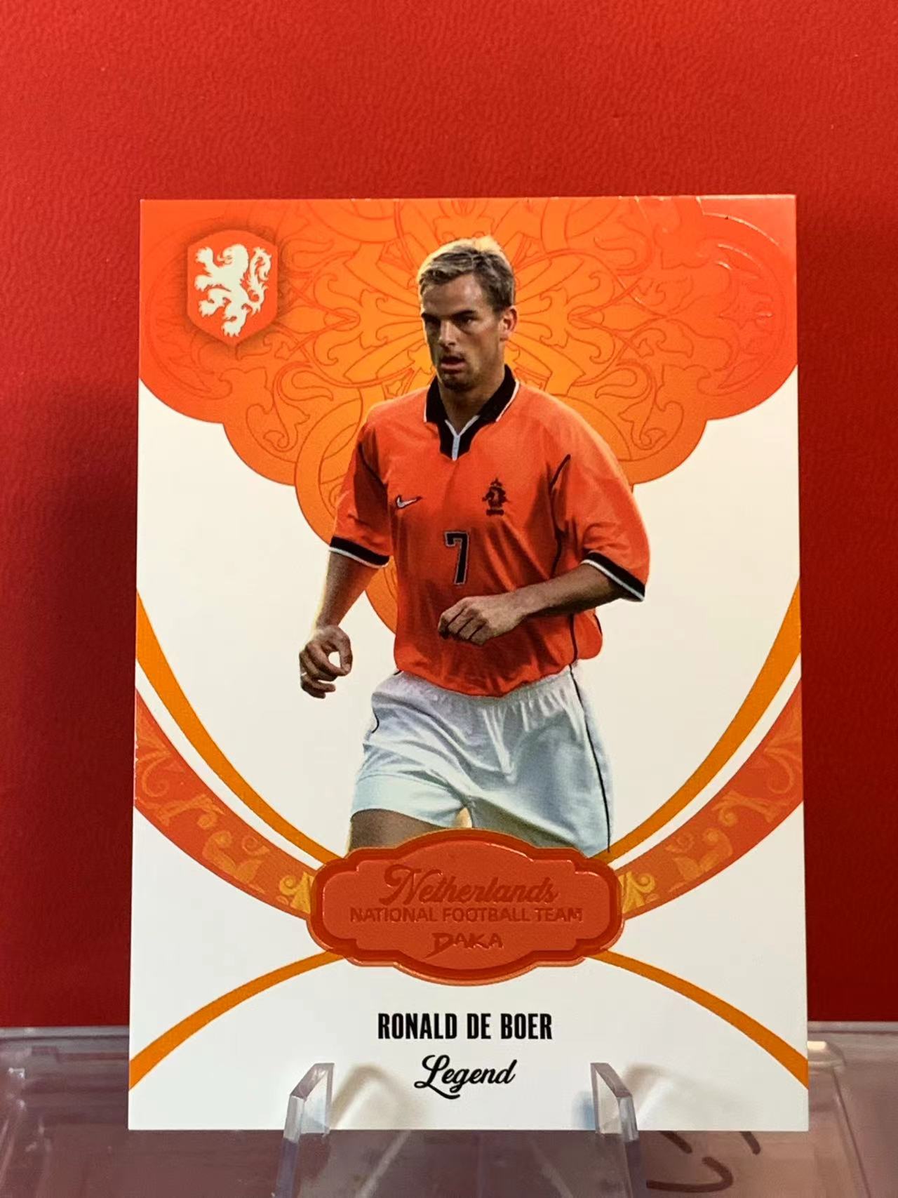 (詹叔代拍)2024 DAKA 荷兰国家队队盒 Ronald De Boer 达咖 罗纳德 德波尔 阿贾克斯 巴塞罗那 01/55编 首编相当于ofo 顺丰寄付 泰山