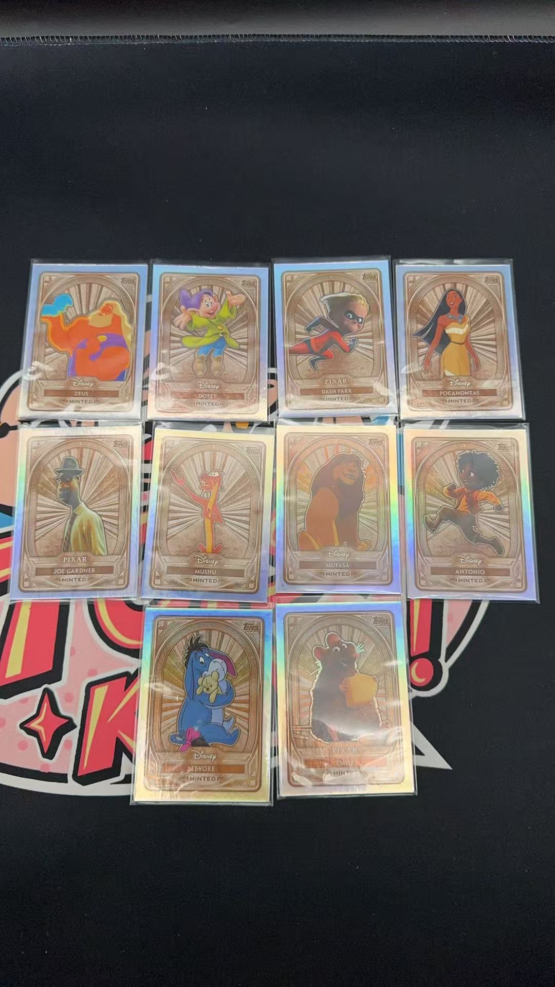 【玩具坑】2025 Topps Disney Mint 迪士尼 TC 皮克斯经典 base 铜版本 银折 10张打包