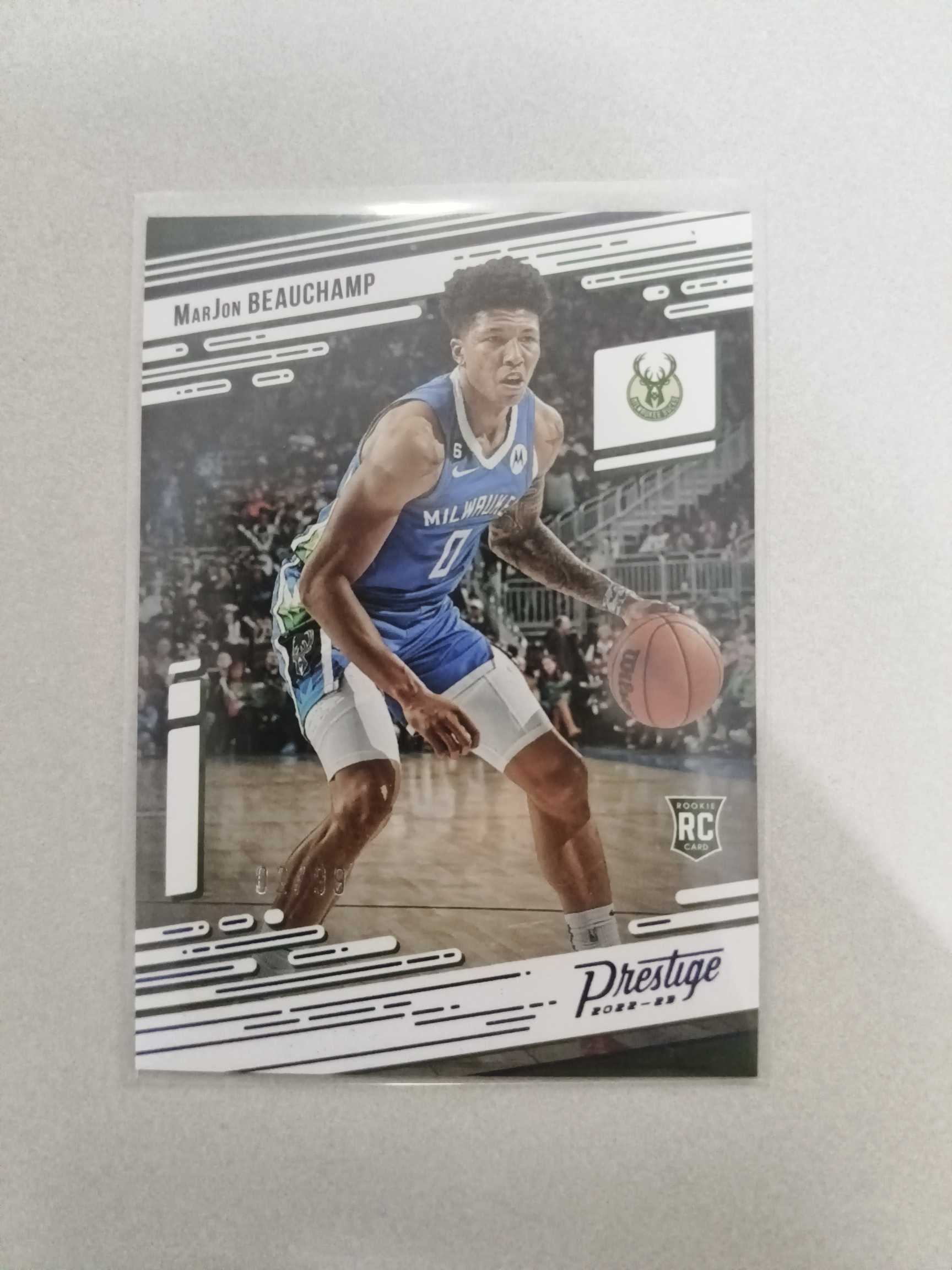 2022-23 Panini Chronicles MarJon Beauchamp RC 比彻姆 编年史 荣耀 99编 新秀rc 甄子丹