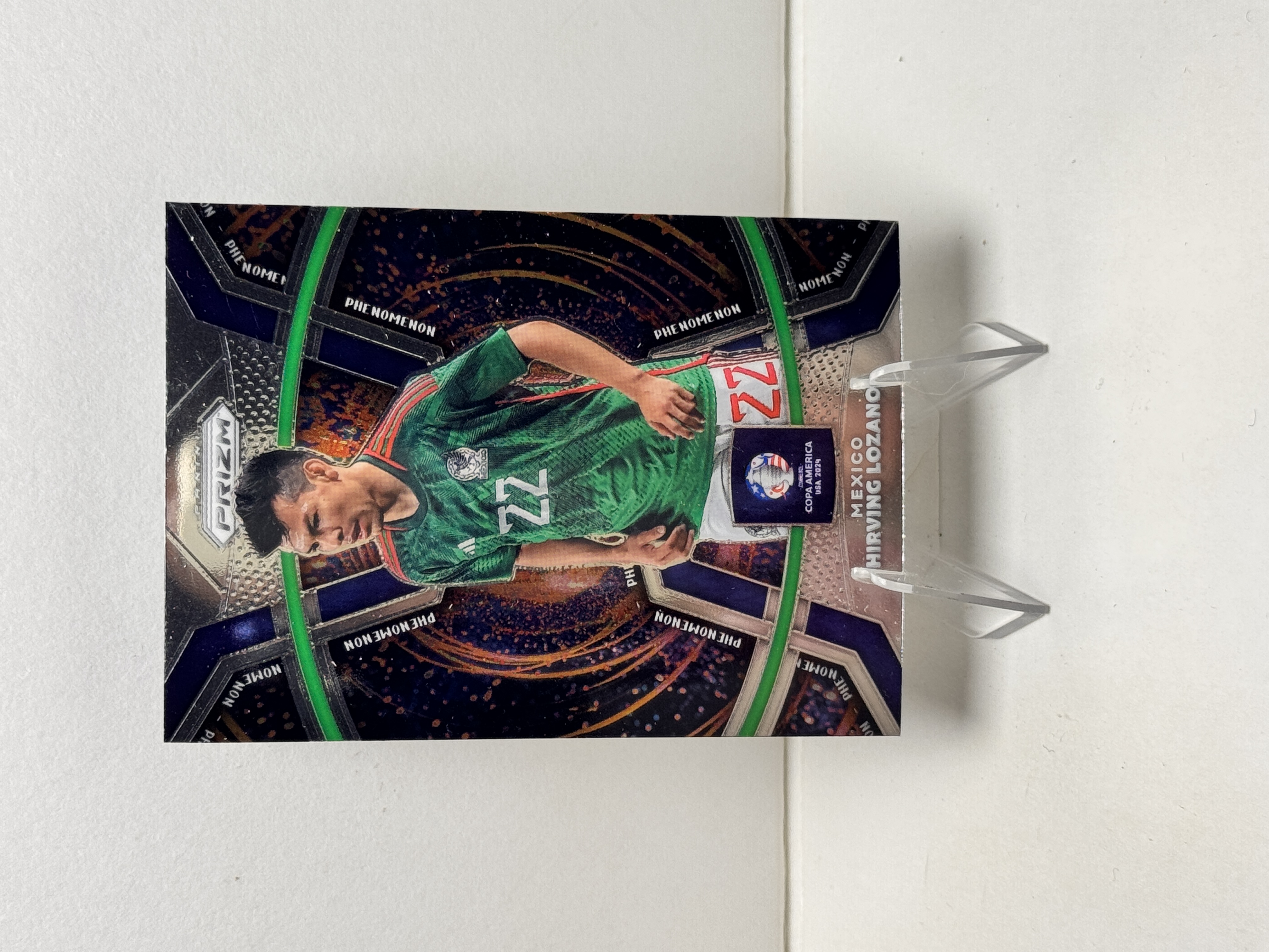 2024 Panini Prizm Hirving Lozano 美洲杯 PZ 墨西哥 伊尔文 洛萨诺 Phenomenon 现象特卡 实卡精美 收藏必备 卡品如图 【星爷代拍】B3-4