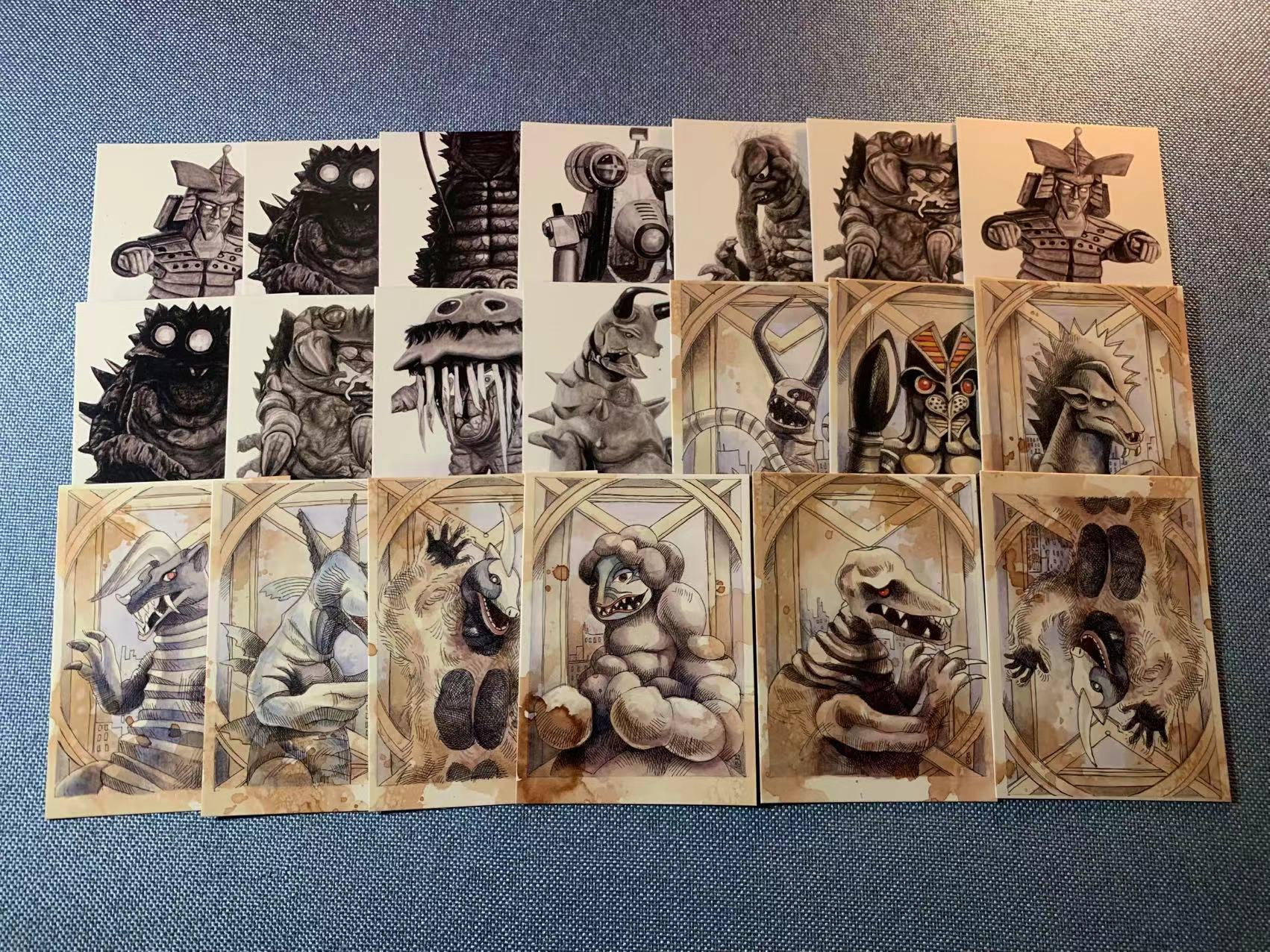 (詹叔代拍)RRParks 奥特曼 Ultraman 多张lot打包 怪兽 剧照 剧情 横版 普卡 圆谷社授权 官方正版 不保卡品 特卡 一图打包 卡品如图 顺丰寄付