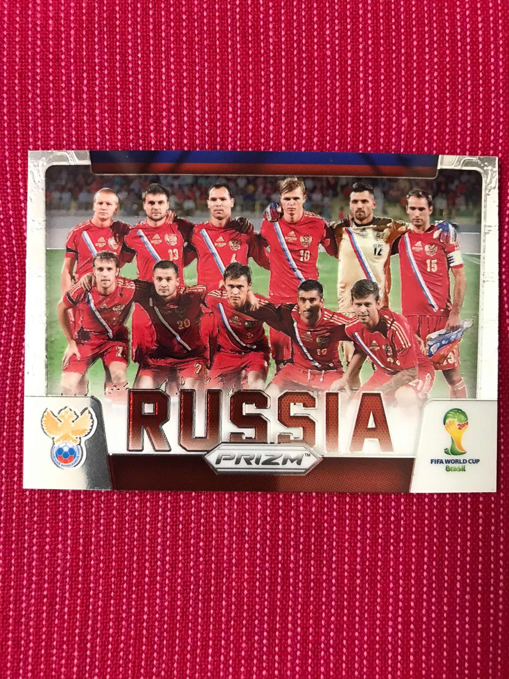 2014 Panini Prizm RUSSIA 【宾森光拍卖第191期】World Cup 全家福 特卡 俄罗斯 元年世界杯