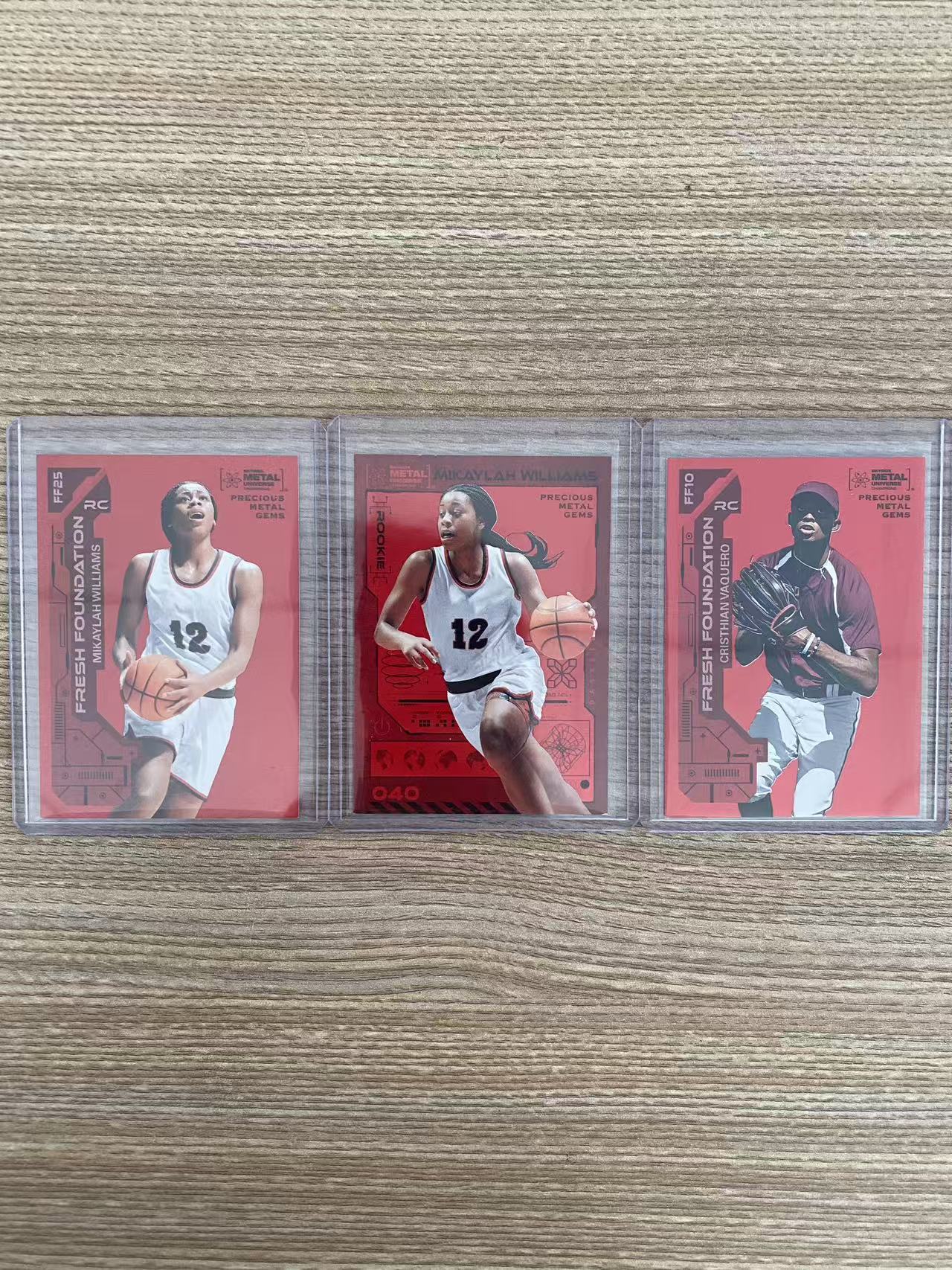 2023 skybox 红宝 红宝石 威廉姆斯 100编 瓦克罗 Fresh Foundation 折射 三张打包出 lot不保卡品【兄弟#7】
