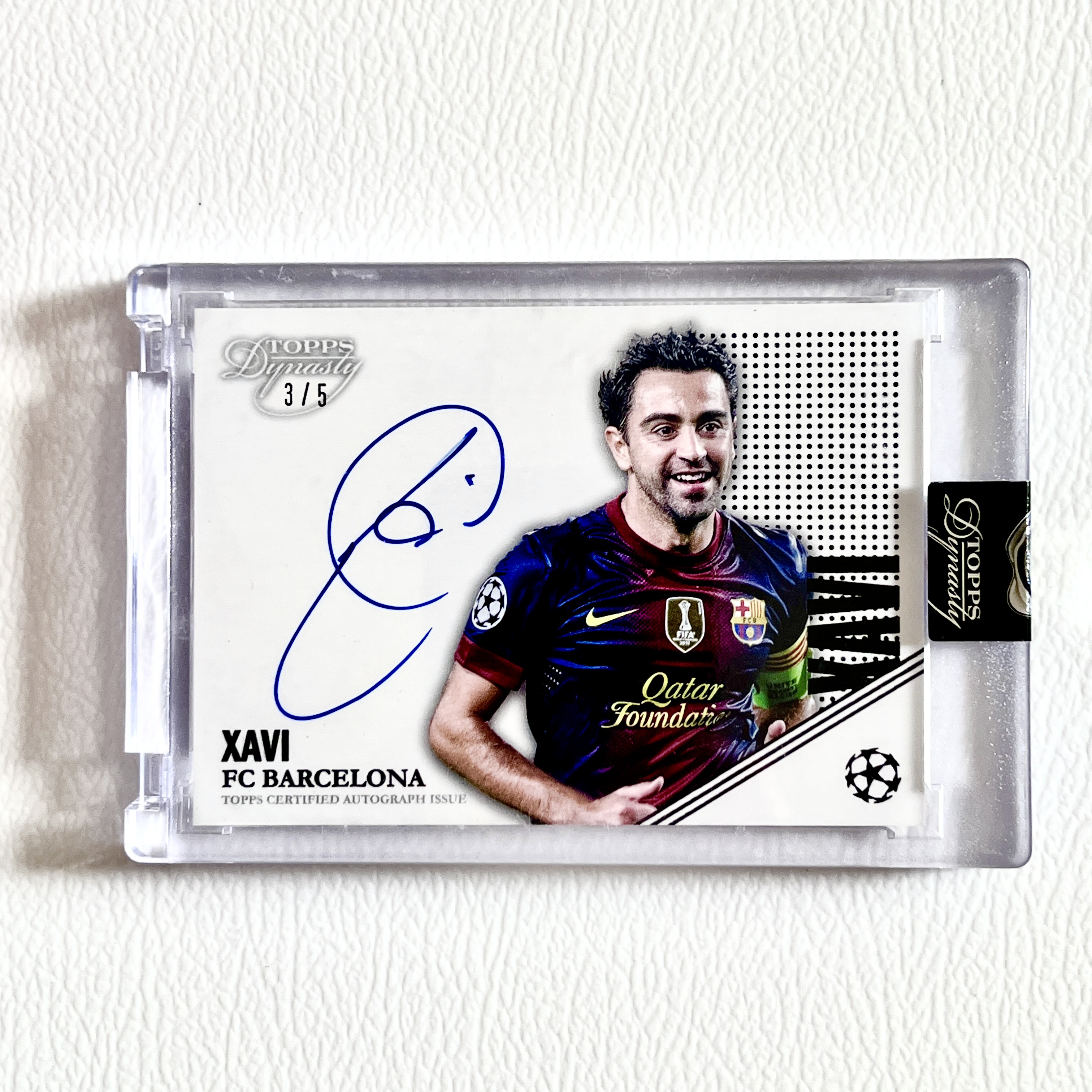 【MW拍卖上架预付8成】TOPPS 2022-23 DYNASTY 哈维 /5编 签字 卡签 王朝 欧冠 原封砖 仅1/5/10编 XAVI ...