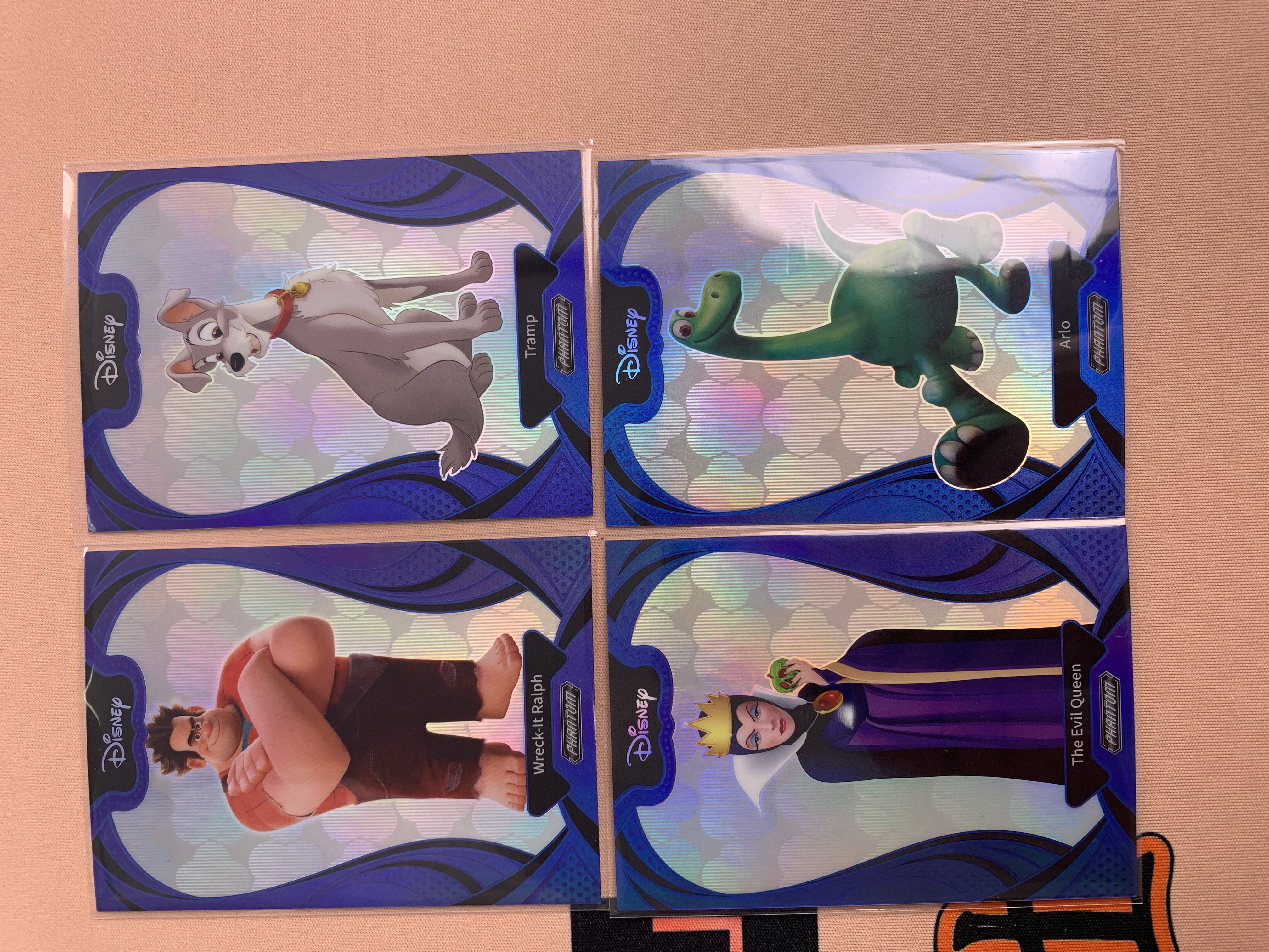 2025 Kakawow Disney 迪士尼 4张lot 蓝折/175 卡品如图 关联:米奇 米妮 史迪奇 小熊维尼 乐佩 艾莎 贝儿 爱丽儿 topps