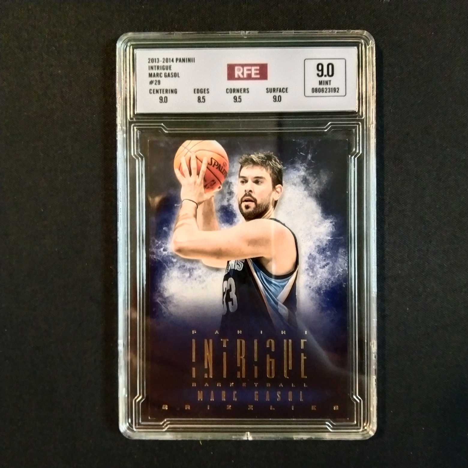 2013-14 Panini Intrigue Marc Gasol 【蓝色星球】评级卡 马克加索尔 灰熊 实卡精美稀有 错过后悔 投资收藏必备（卡品如图，请看清再拍）