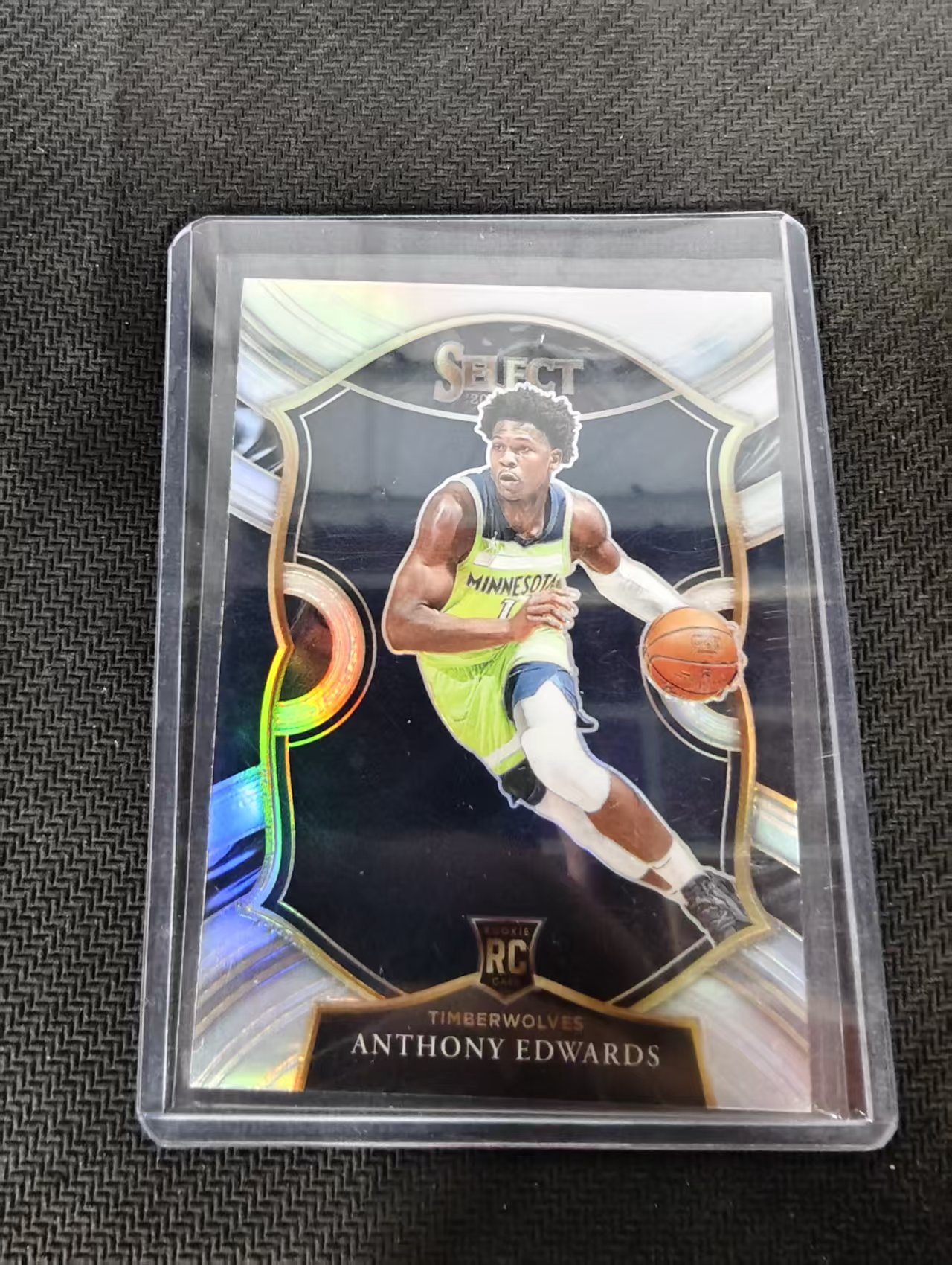 【汽水拍卖】2020-21 Panini Select Anthony Edwards RC 安东尼 爱德华兹 森林狼 新秀 银折 两张LOT