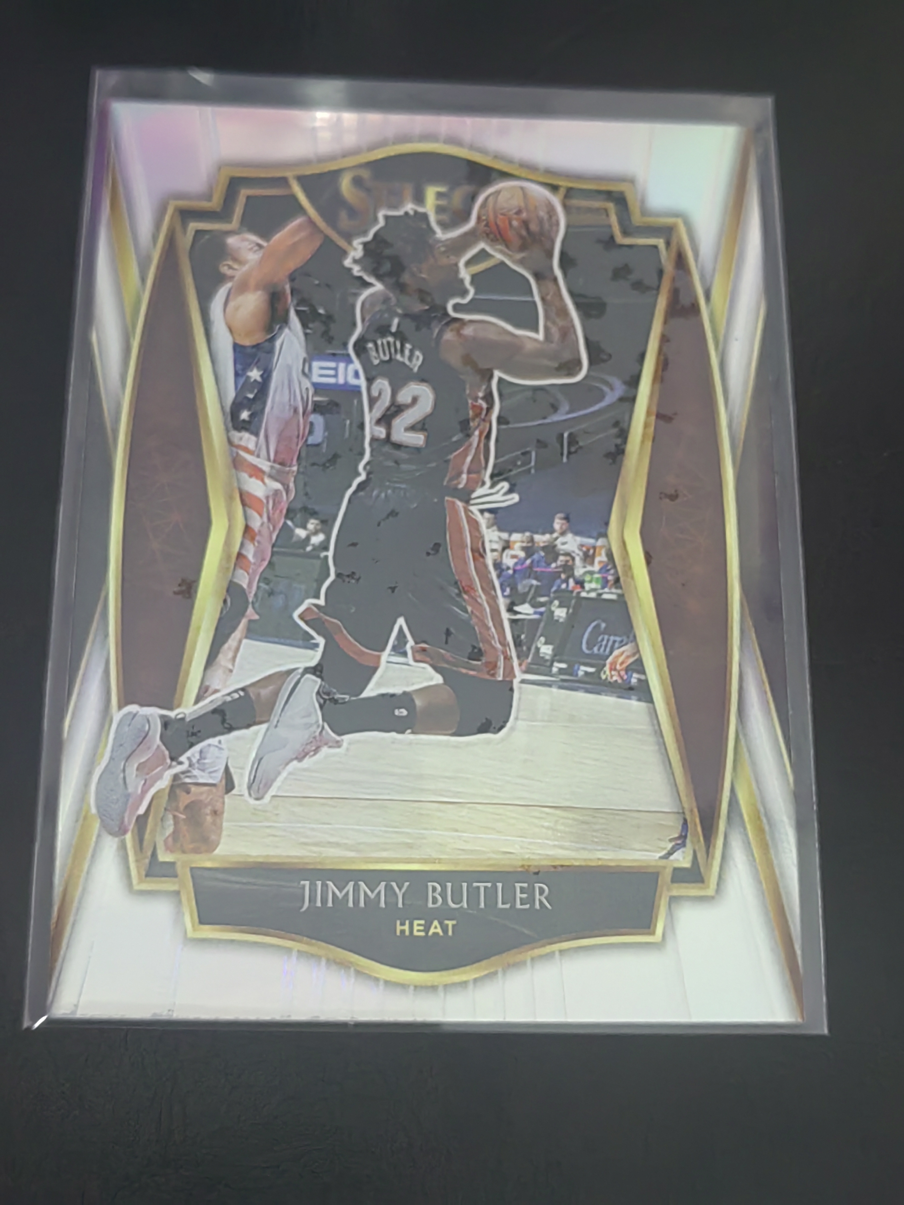 2021 Panini Select Jimmy Butler SELECT 吉米·巴特勒 银折 热火 勇士 森林狼 公牛 76人 篮 白边白角 不保卡品 卡品如图