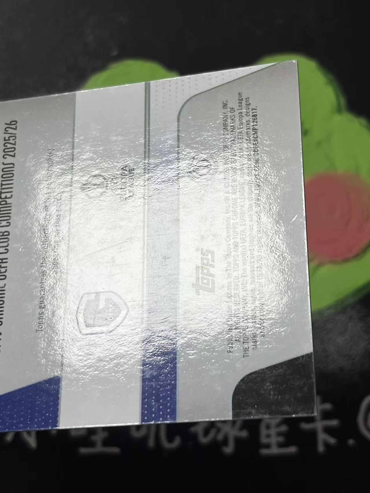 2026 Topps Chrome Konstantinos Karetsas 欧冠 亨克 康斯坦丁诺斯 卡雷察斯 新秀 RC 50编 签字 金熔岩折 微瑕如图【ZYP代拍】羽羽