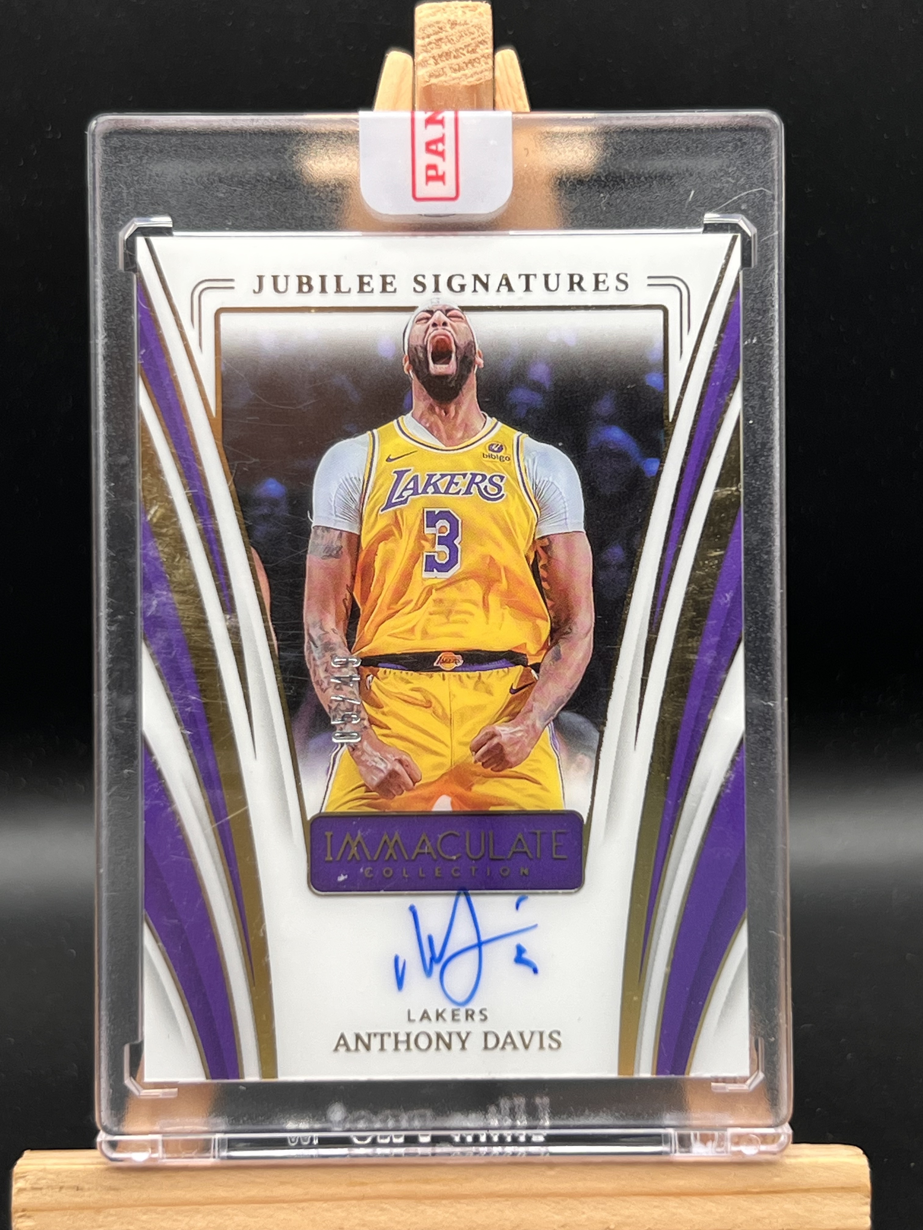 2023-24 Panini Immaculate Anthony Davis 浓眉 安东尼 戴维尼 湖人 IMM jubilee 卓别林特卡 49编 招牌动作 卡签 签字