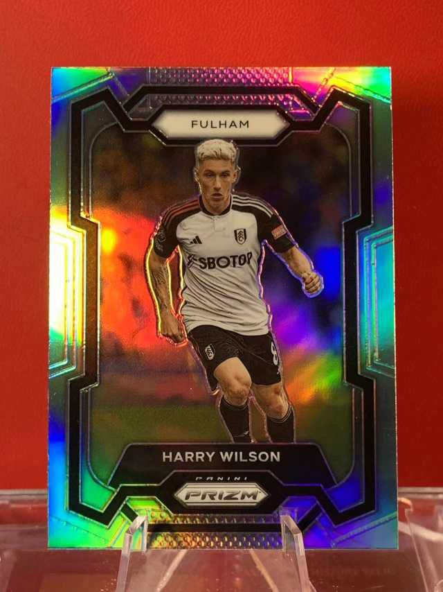 （老末代拍）E11 2023-24 Panini Prizm Harry Wilson 哈里 威尔逊 富勒姆  英超 pz 正base 银折 顺丰寄付 免费代拍 不保卡品