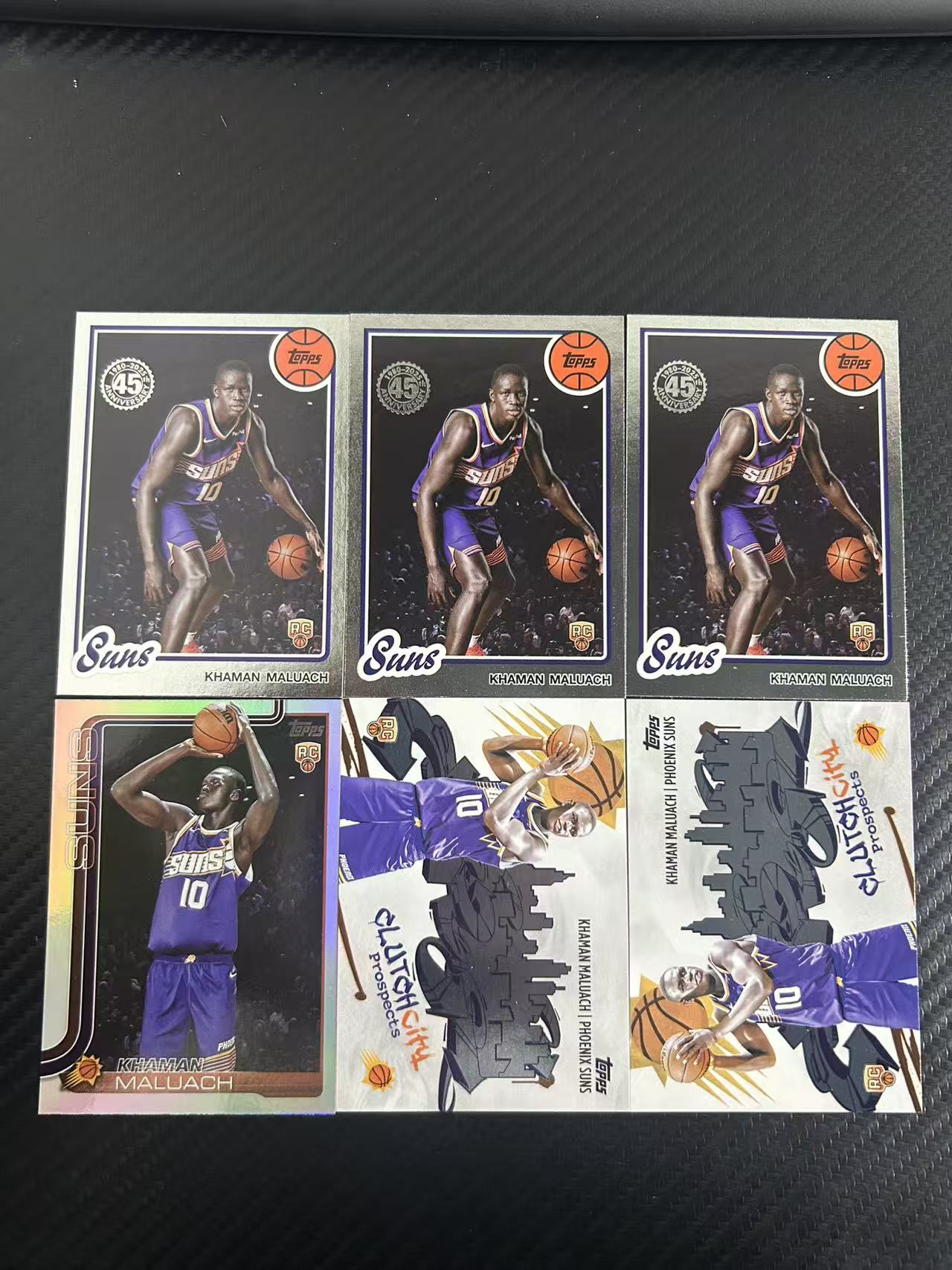 2025 Topps Topps/NBA Starting 5 Khaman Maluach RC 【灯灯拍卡】TOPPS 马鲁阿奇 6张特卡 太阳 新秀 RC 中锋 好人 收藏必备【LSY】