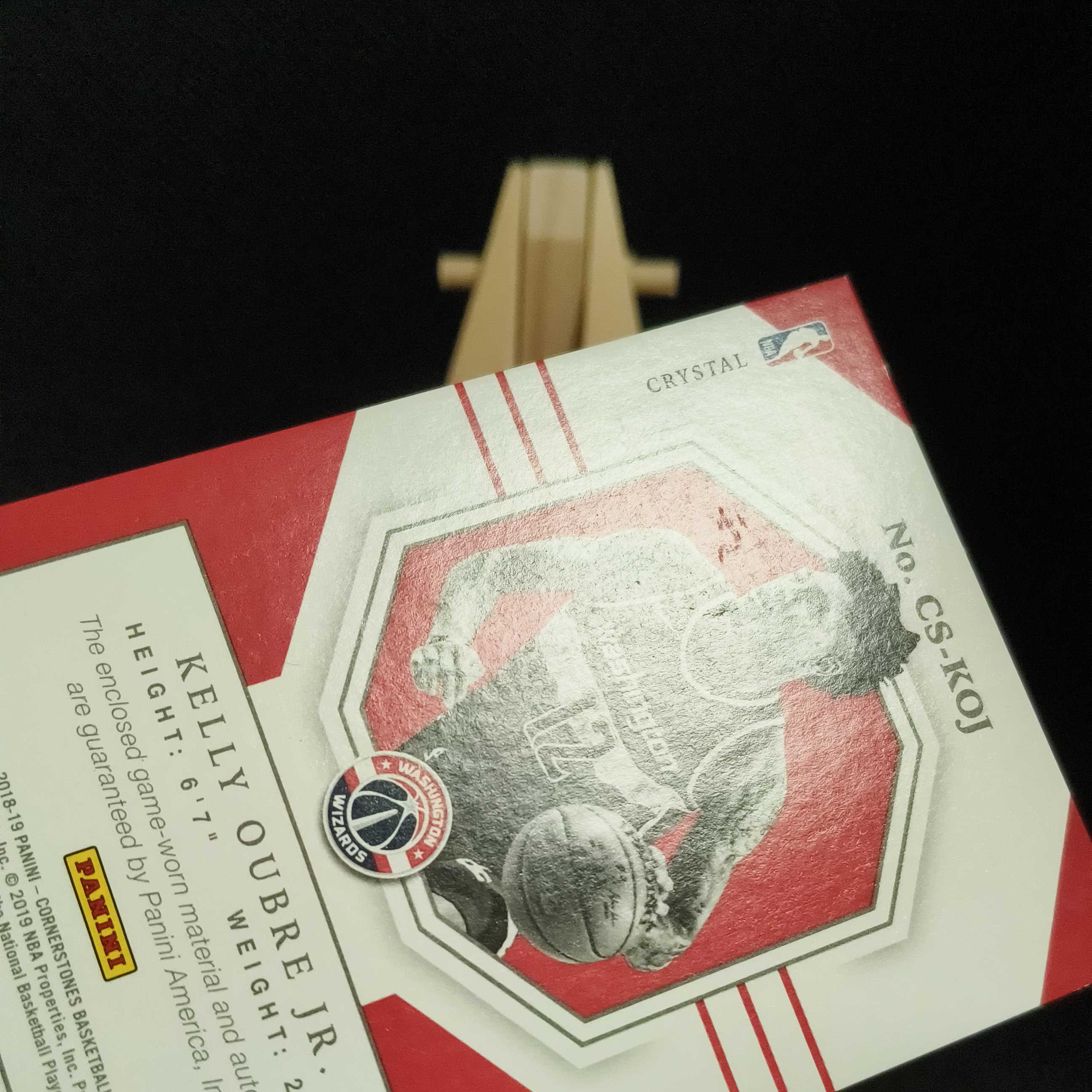 2018-19 panini Cornerstones Kelly Oubre Jr 大理石 奇才 76人 凯利 乌布雷 pa 四窗球衣物料签字 卡签 /49编 卡品如图 马克西vj好兄弟 赛季发