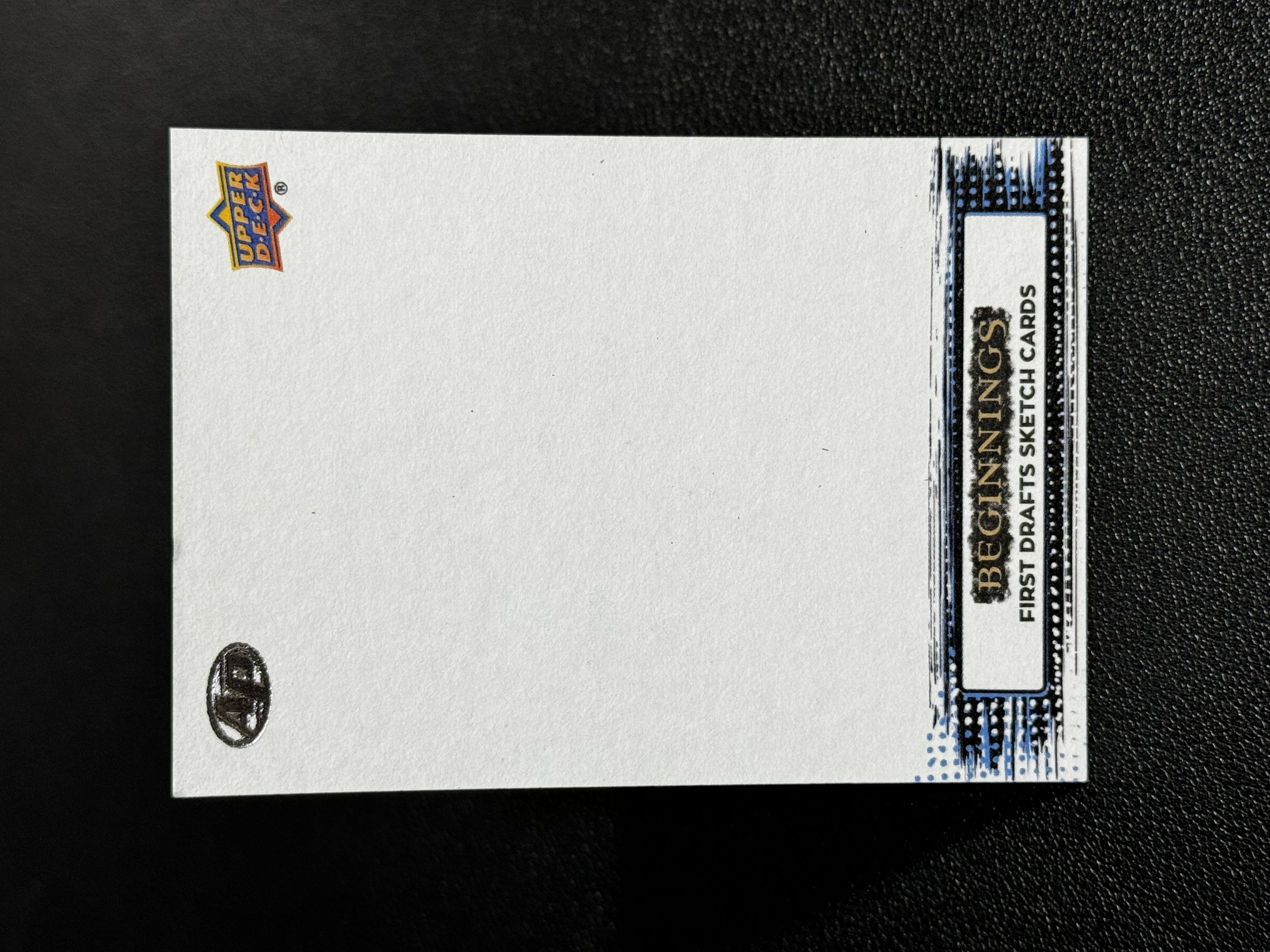 2023 Upper Deck Marvel (MCU) Beginnings UD 漫威 起源 开端 AP 手绘卡 1/1 1OF1 空白底卡 ARTIST SKETCH CARD LWLP