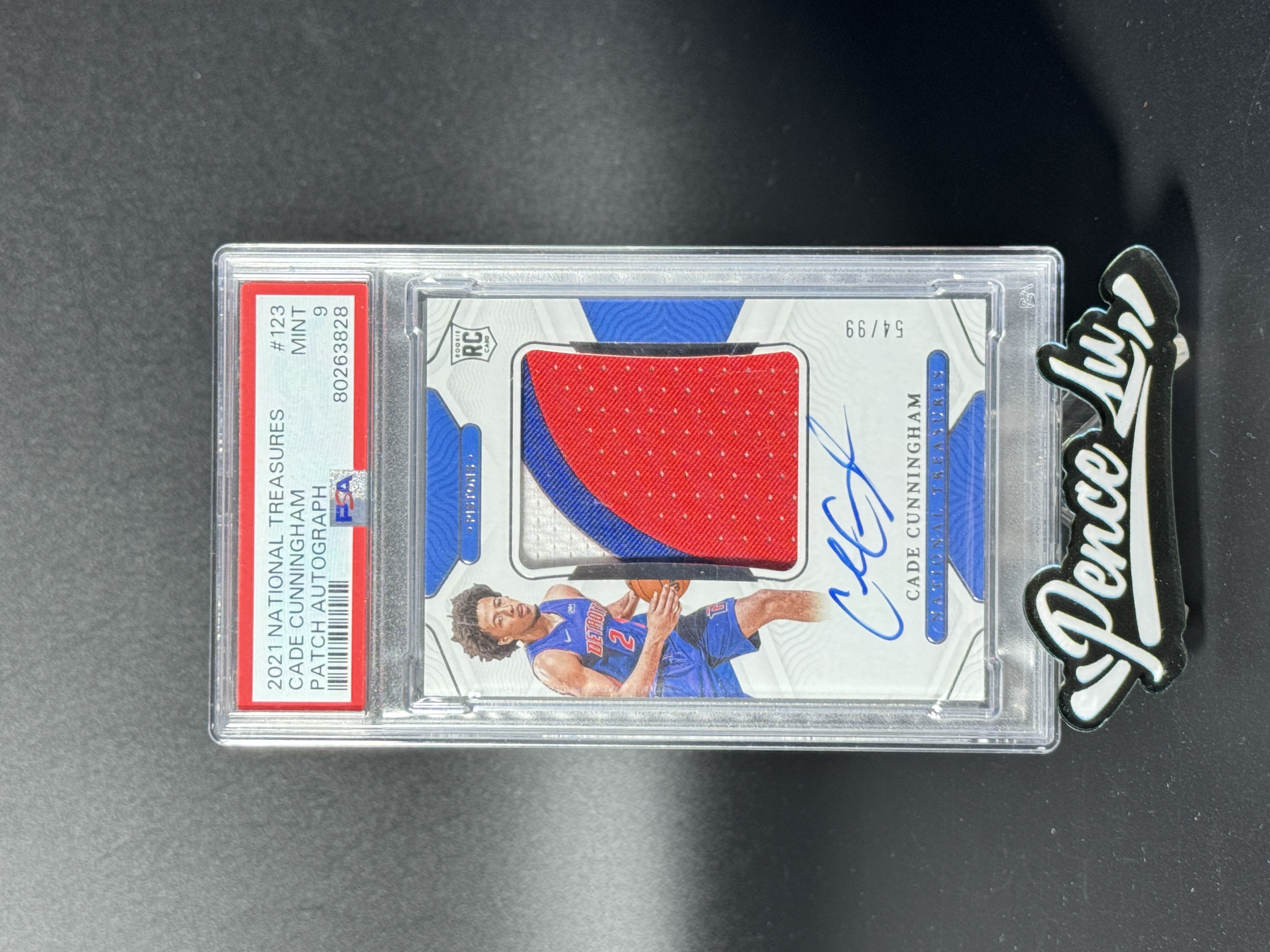 【喷子拍卖】2021-22 panini national treasures Cade Cunningham 国宝 底特律活塞 坎宁安 康宁汉姆 新秀 patch 签字 99编 正RPA 卡签 大hit卡 PSA9 专收必备 in11